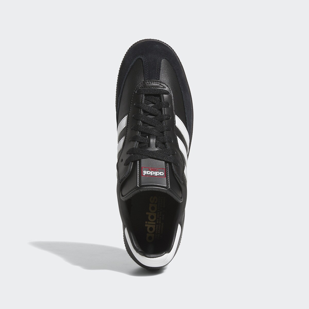 Sapatilhas Casual Unissexo Samba Leather Originals Preto-3