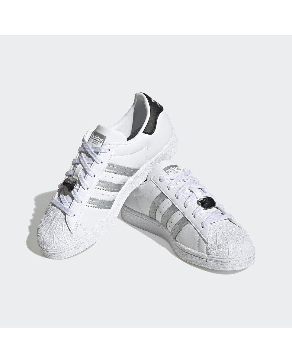 Sapatilhas casual de mulher Superstar Adidas Originals Branco / Cinzento-2