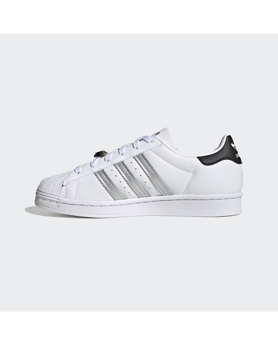 Sapatilhas casual de mulher Superstar Adidas Originals Branco / Cinzento-4