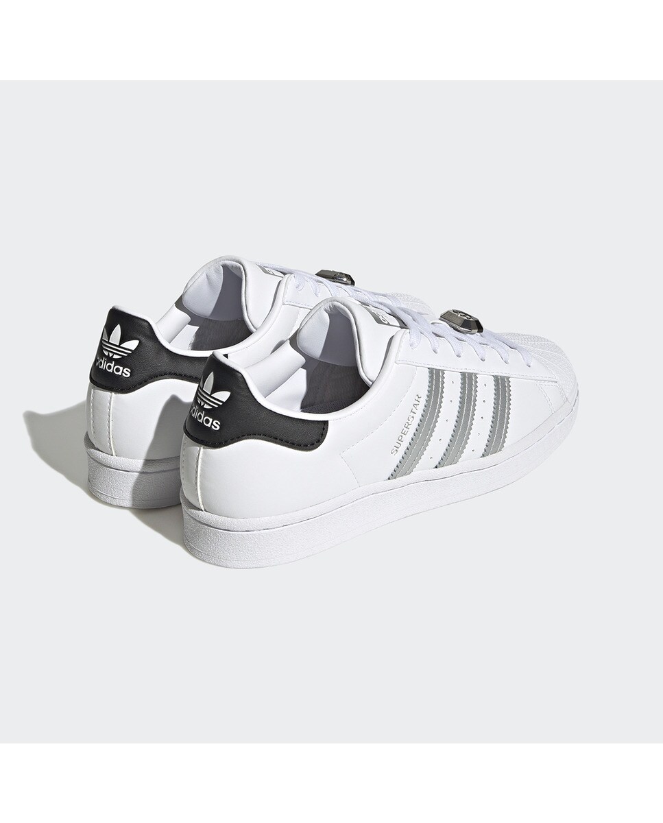 Sapatilhas casual de mulher Superstar Adidas Originals Branco / Cinzento-5
