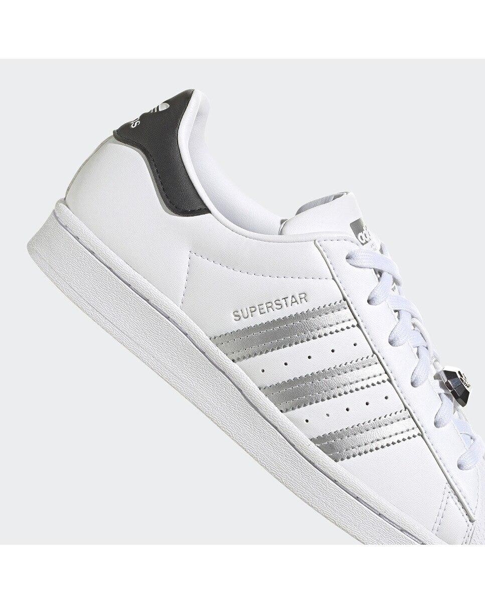 Sapatilhas casual de mulher Superstar Adidas Originals Branco / Cinzento-8