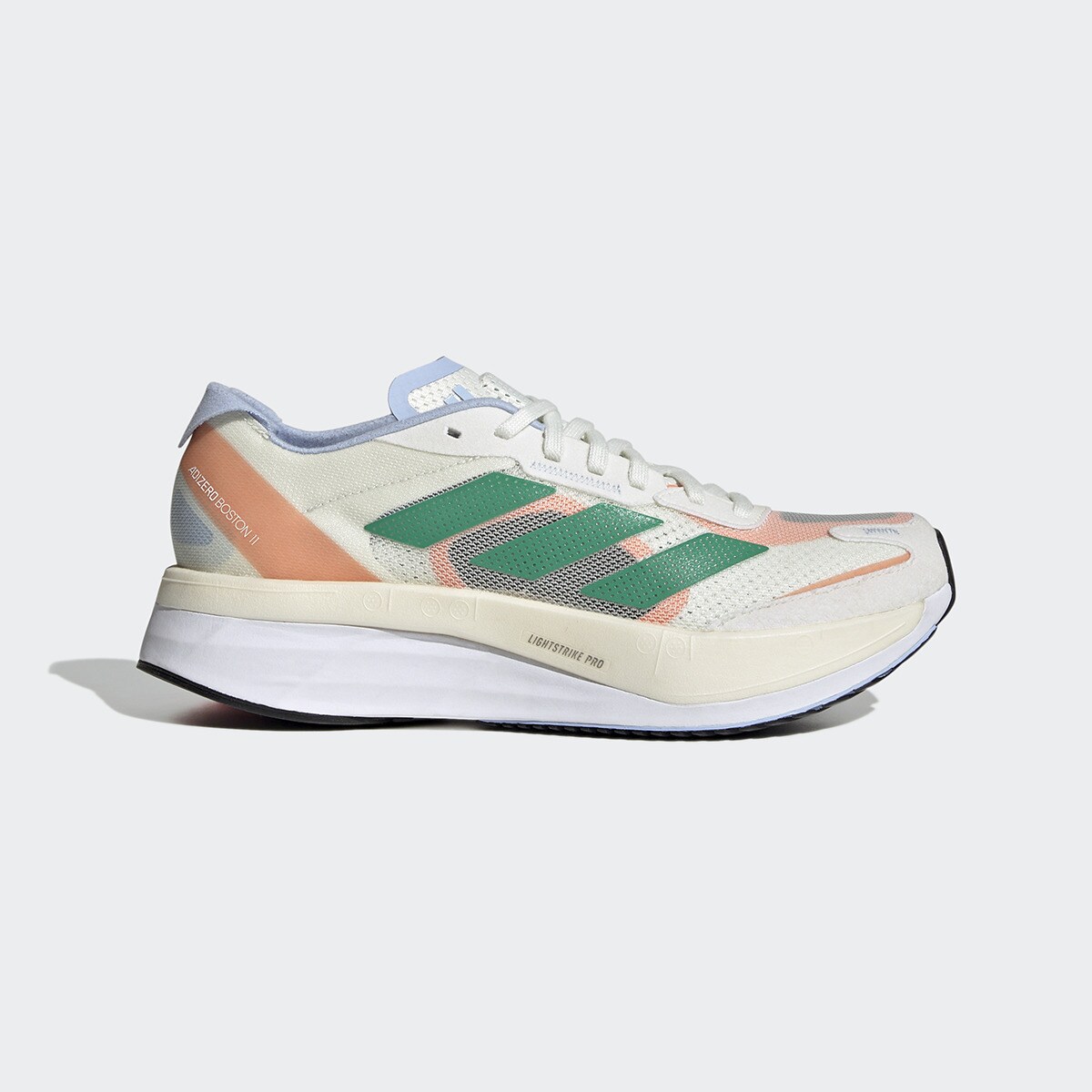 Sapatilhas de Running de Mulher Adizero Boston 11 Cinzento/Verde-1