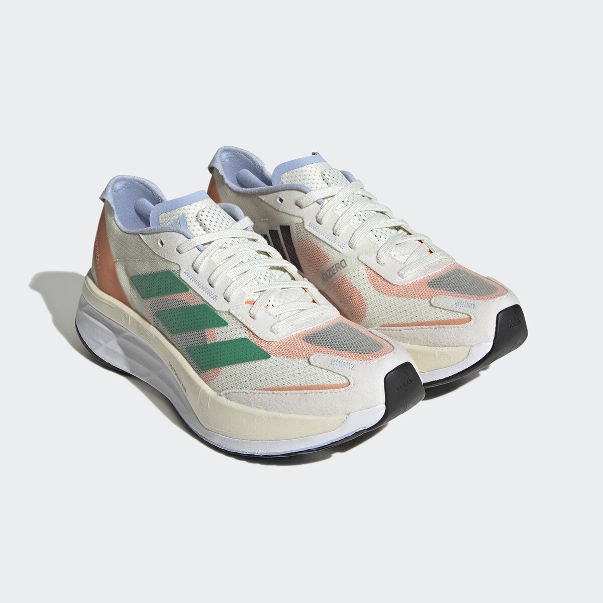 Sapatilhas de Running de Mulher Adizero Boston 11 Cinzento/Verde-2
