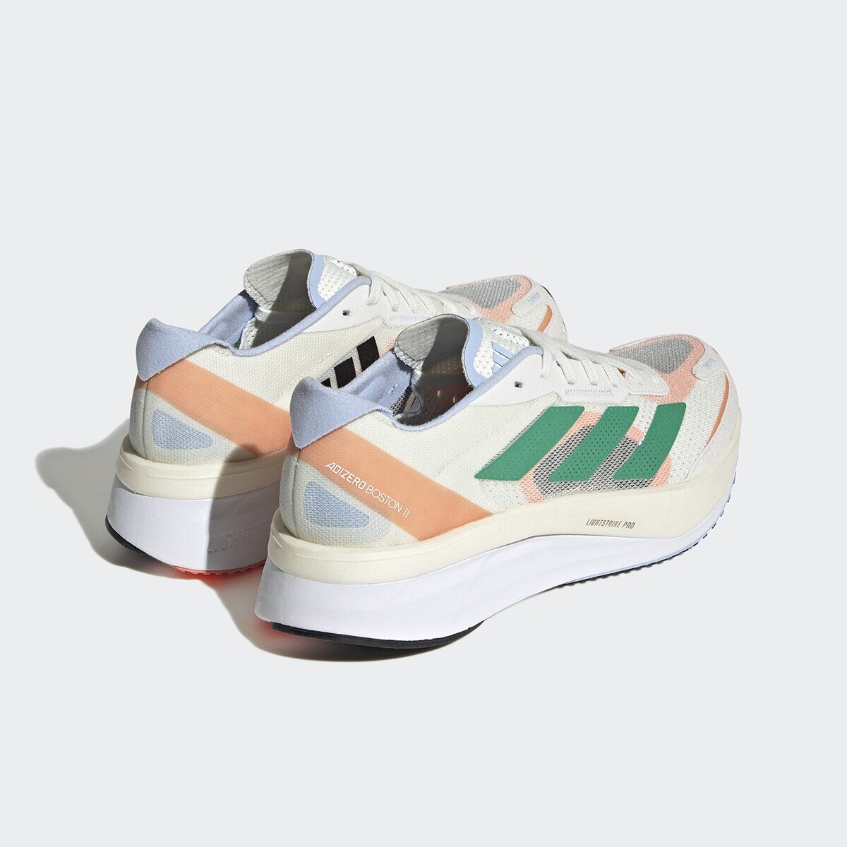 Sapatilhas de Running de Mulher Adizero Boston 11 Cinzento/Verde-5