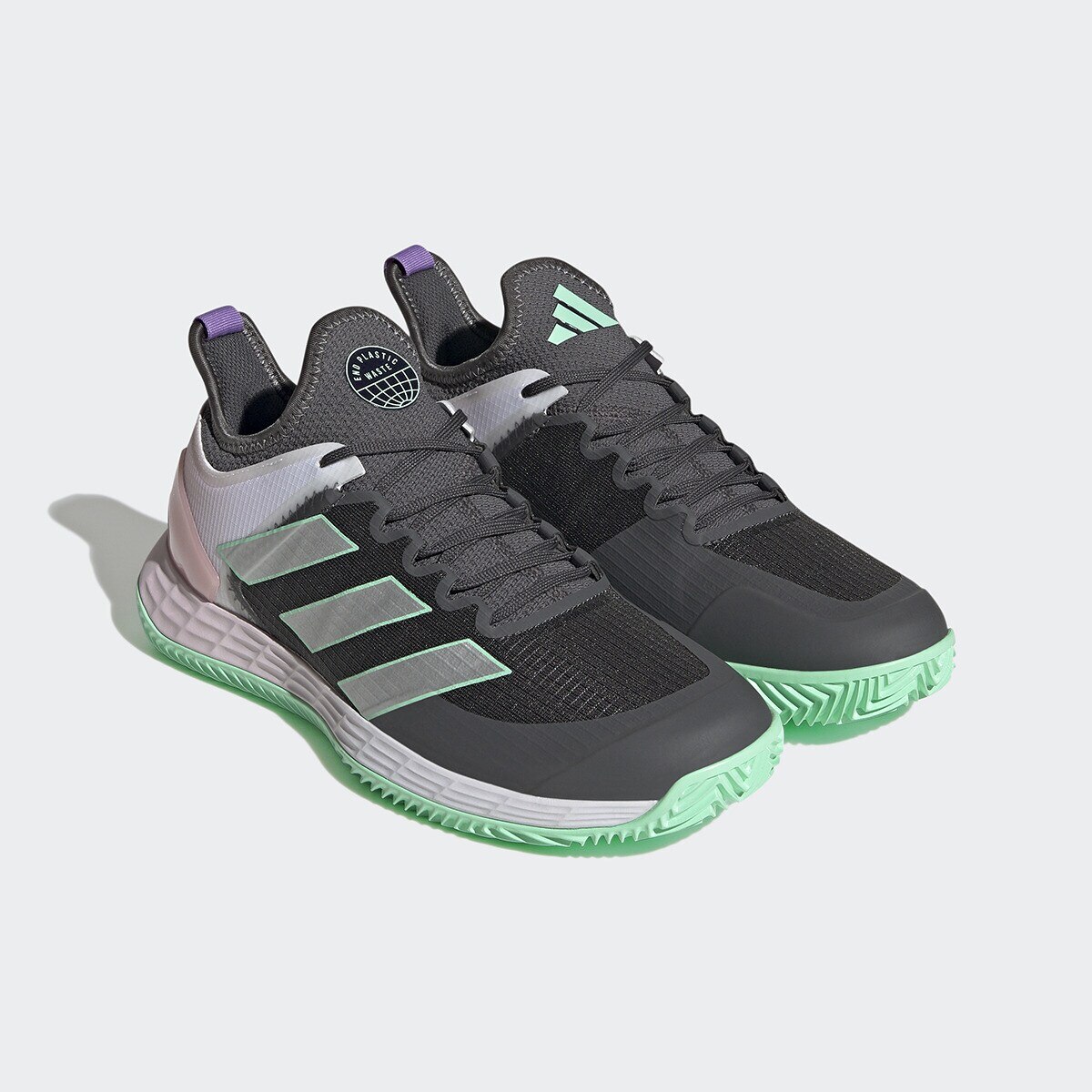 Sapatilhas de Ténis/Padel de Mulher Adizero Ubersonic 4 Clay Cinzento-escuro-2