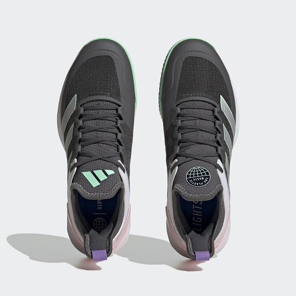 Sapatilhas de Ténis/Padel de Mulher Adizero Ubersonic 4 Clay Cinzento-escuro-3