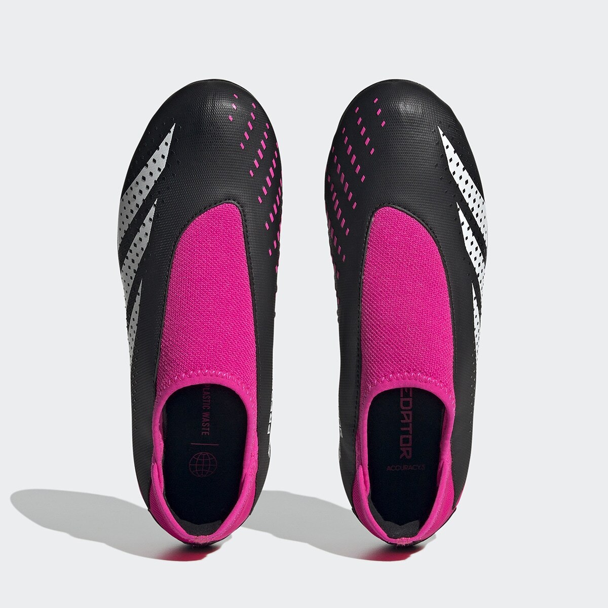 Chuteiras de Futebol de Criança Predator Accuracy.3 LL FG Preto / Rosa-3