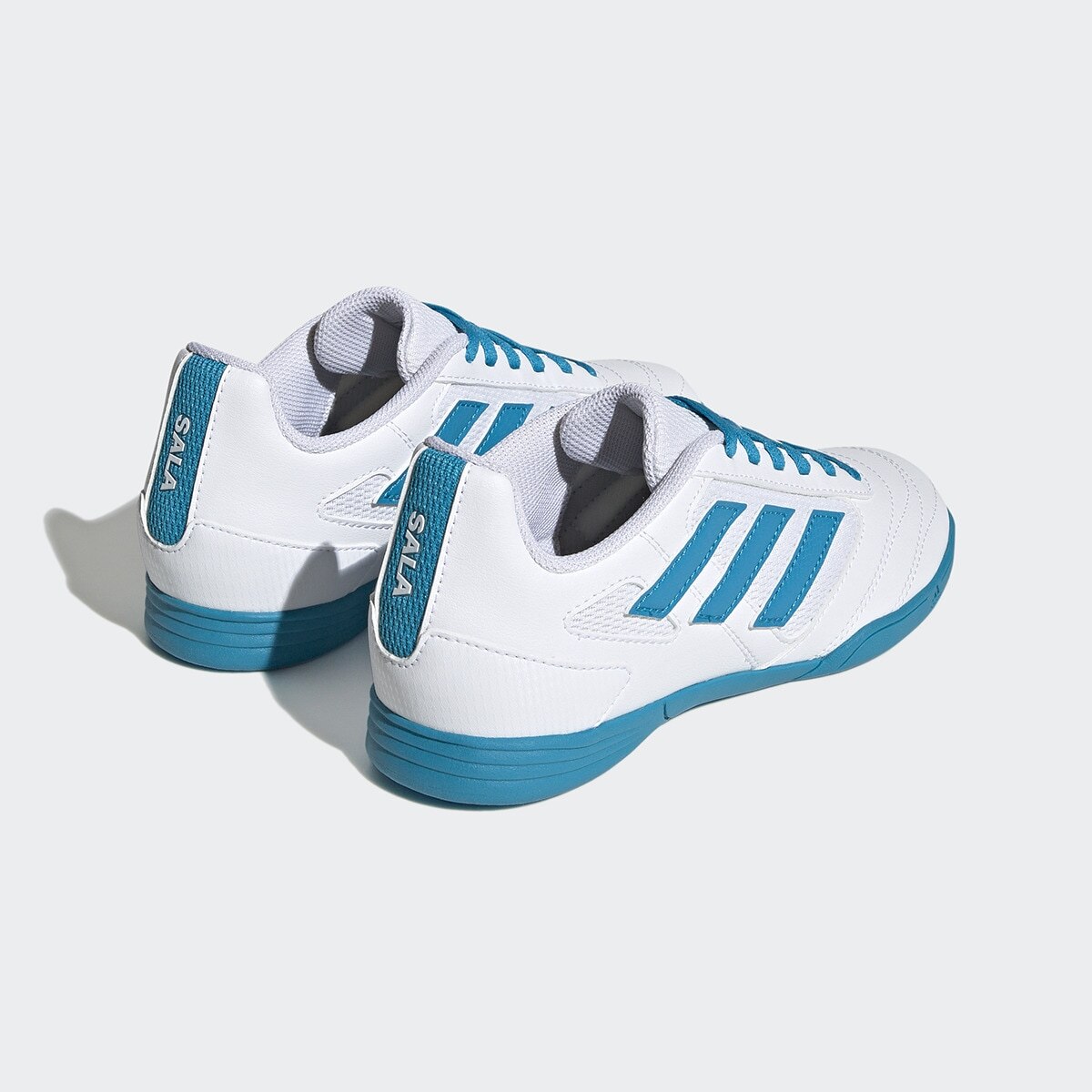 Sapatilhas de Futsal de Criança Super Sala 2 Branco / Azul-5