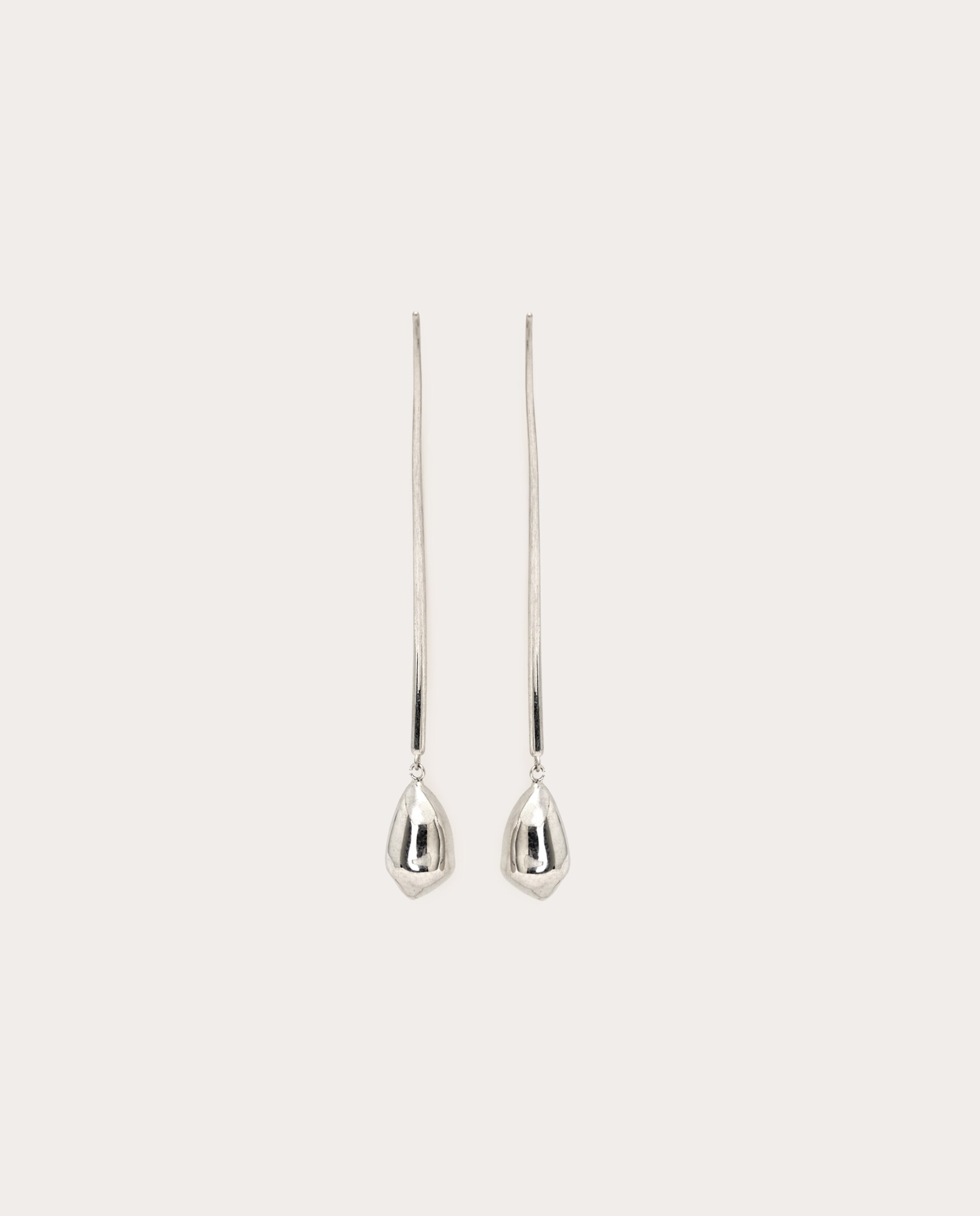 Imagen 0 de Pendientes Lacrima Large Plata