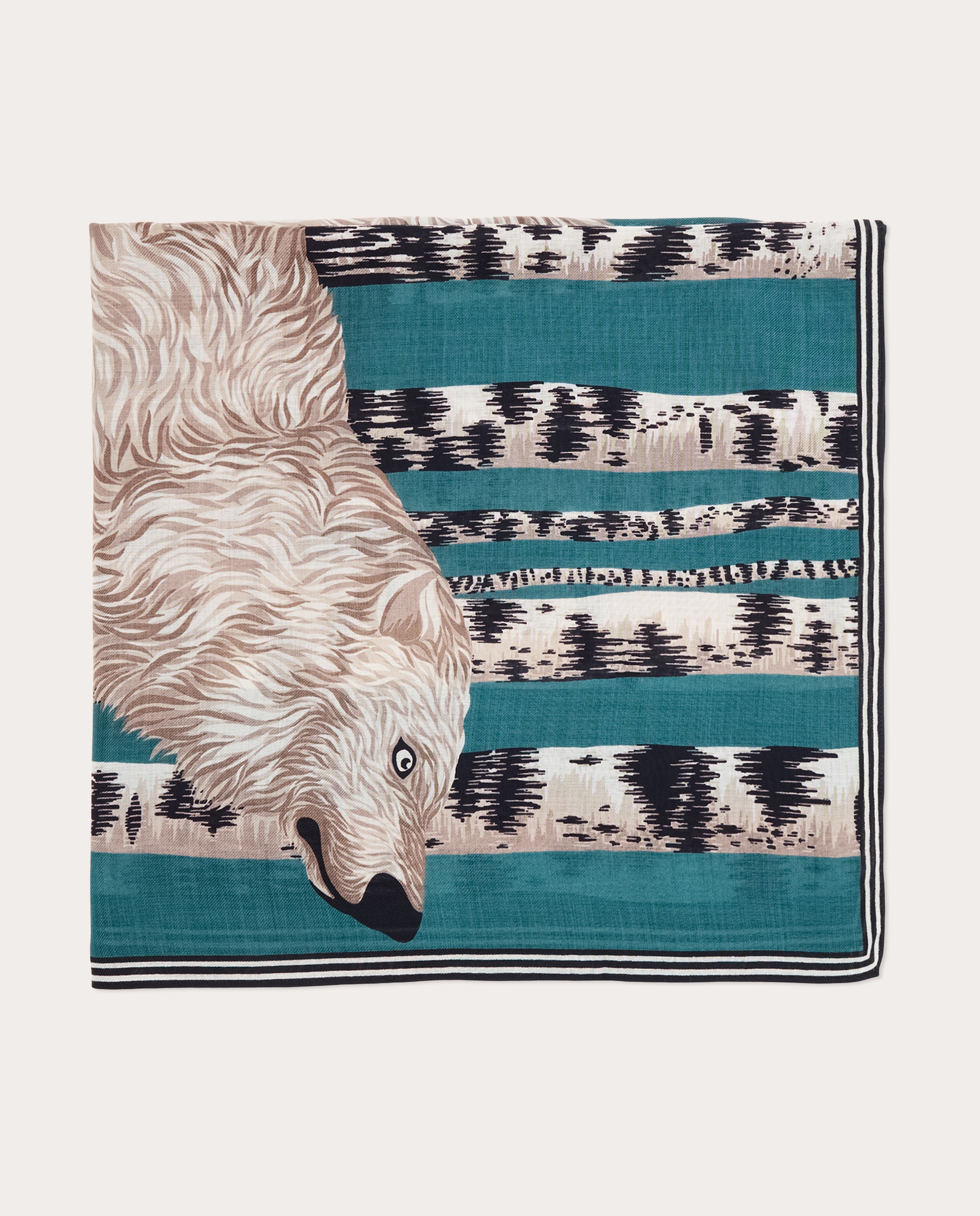 Imagen 1 de Bufanda Ours de lana Verde