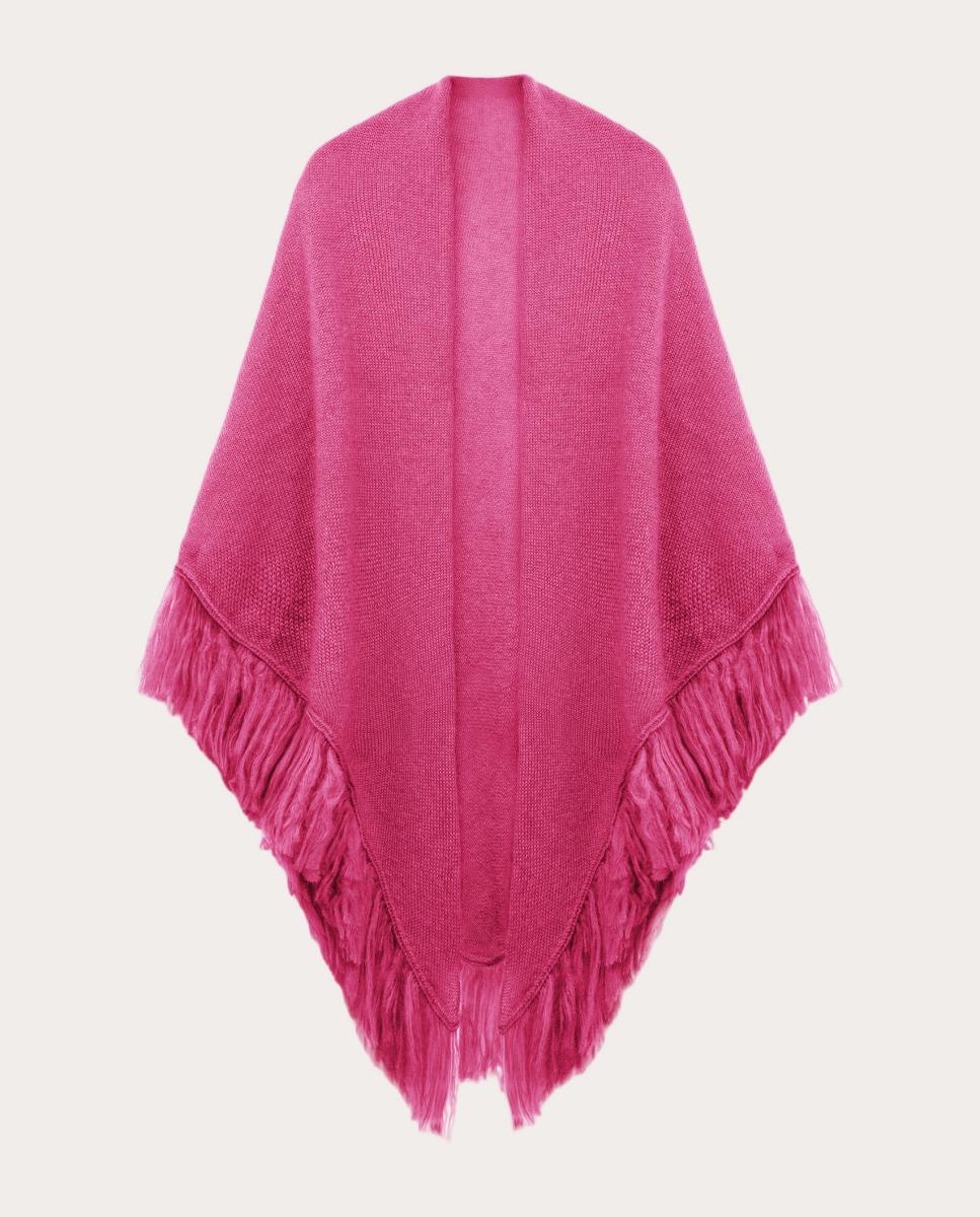 Imagen 0 de Chal de mohair Fucsia