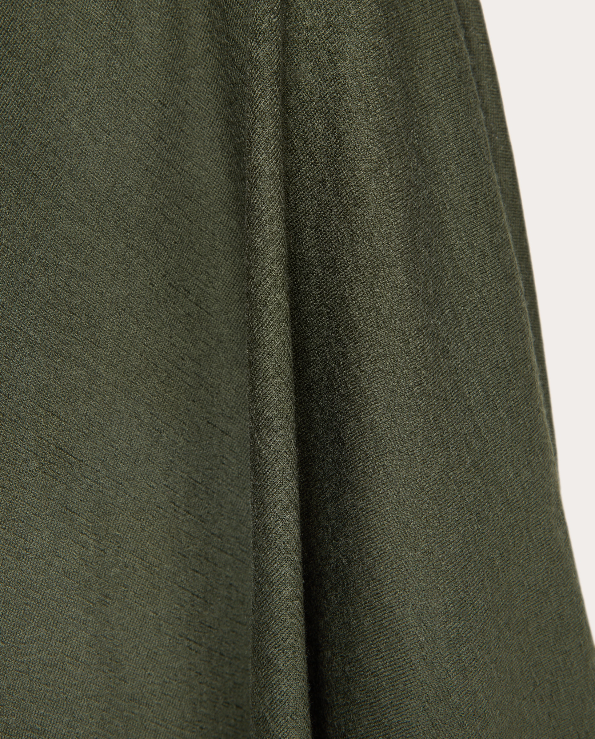 Capa de punto de cashmere - Verde militar Verde militar-3