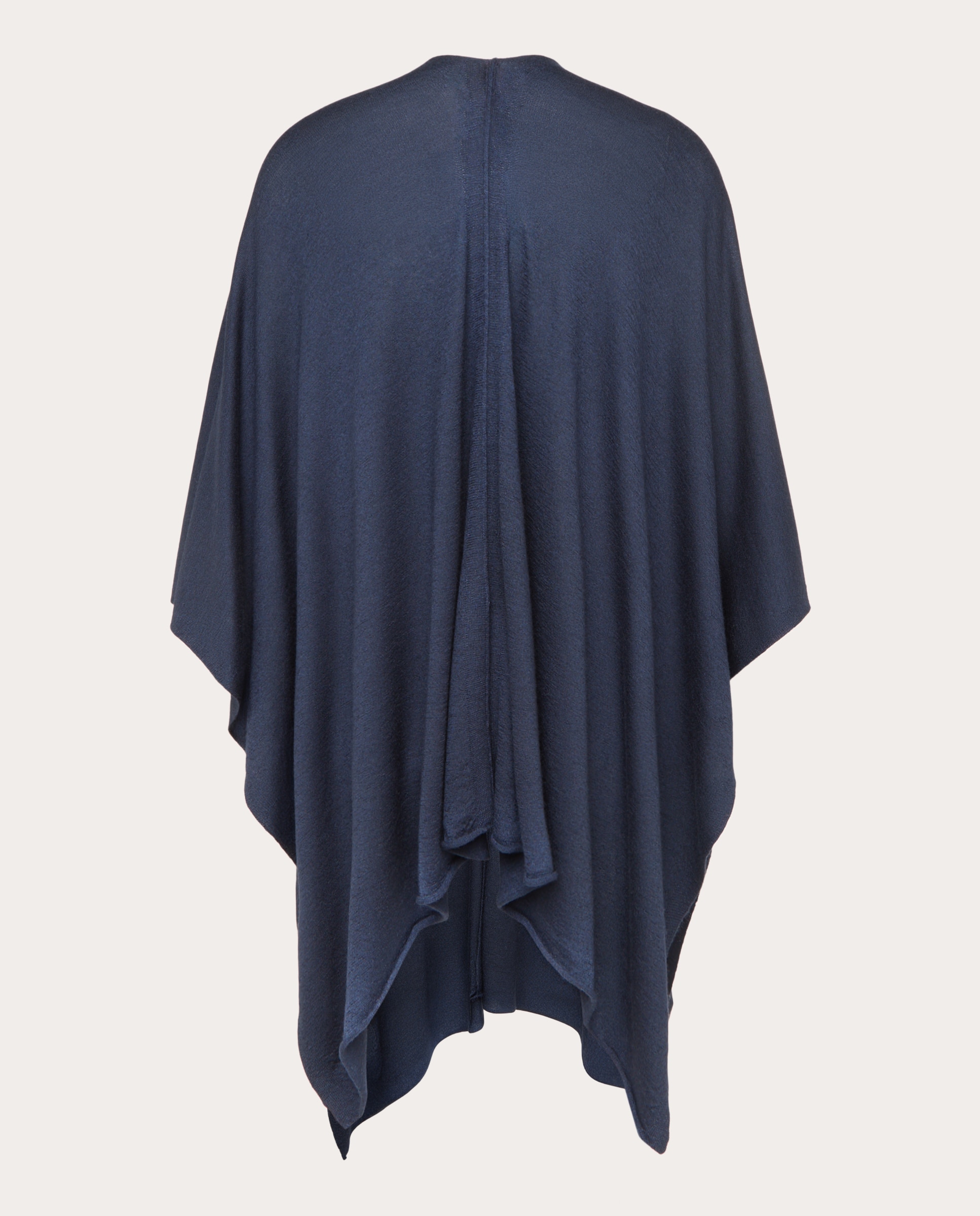 Capa de punto de cashmere - Azul marino Azul marino-2