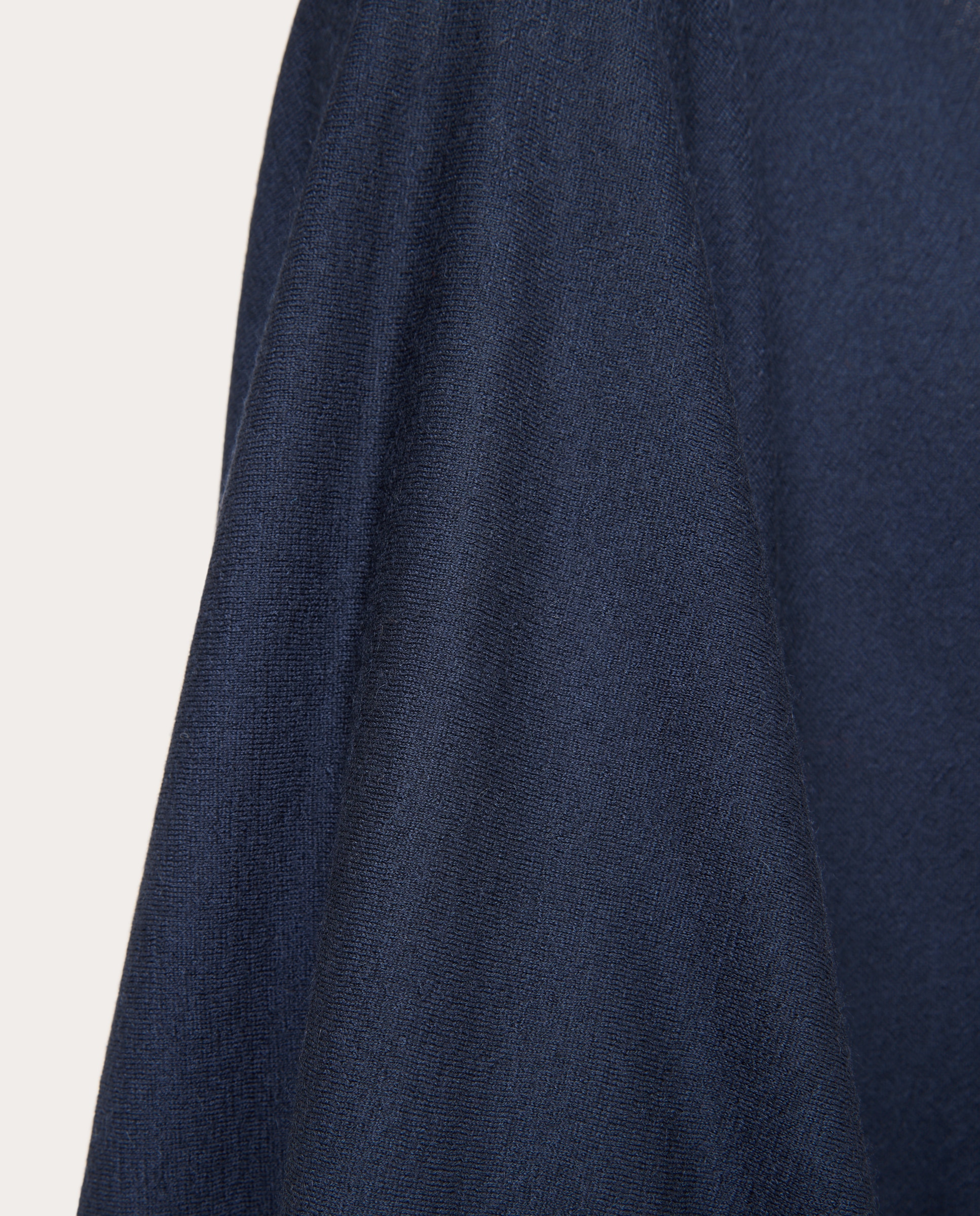 Capa de punto de cashmere - Azul marino Azul marino-4