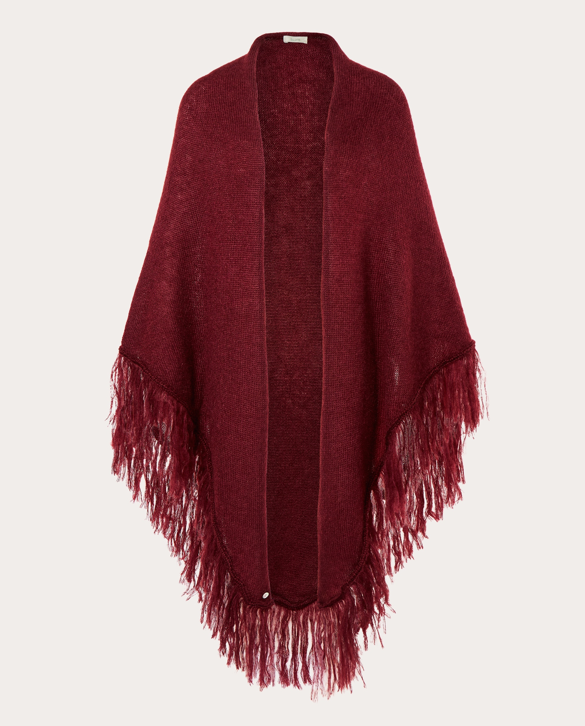 Imagen 1 de Chal de mohair Granate