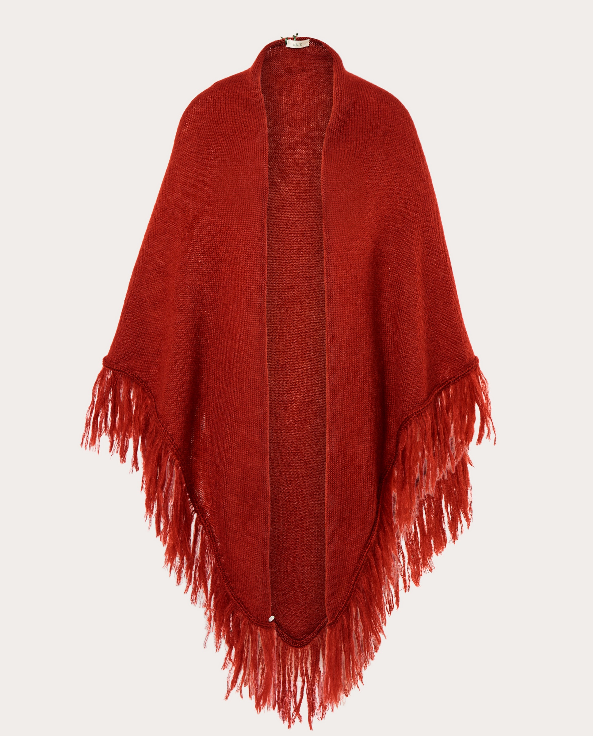 Imagen 1 de Chal de mohair Naranja