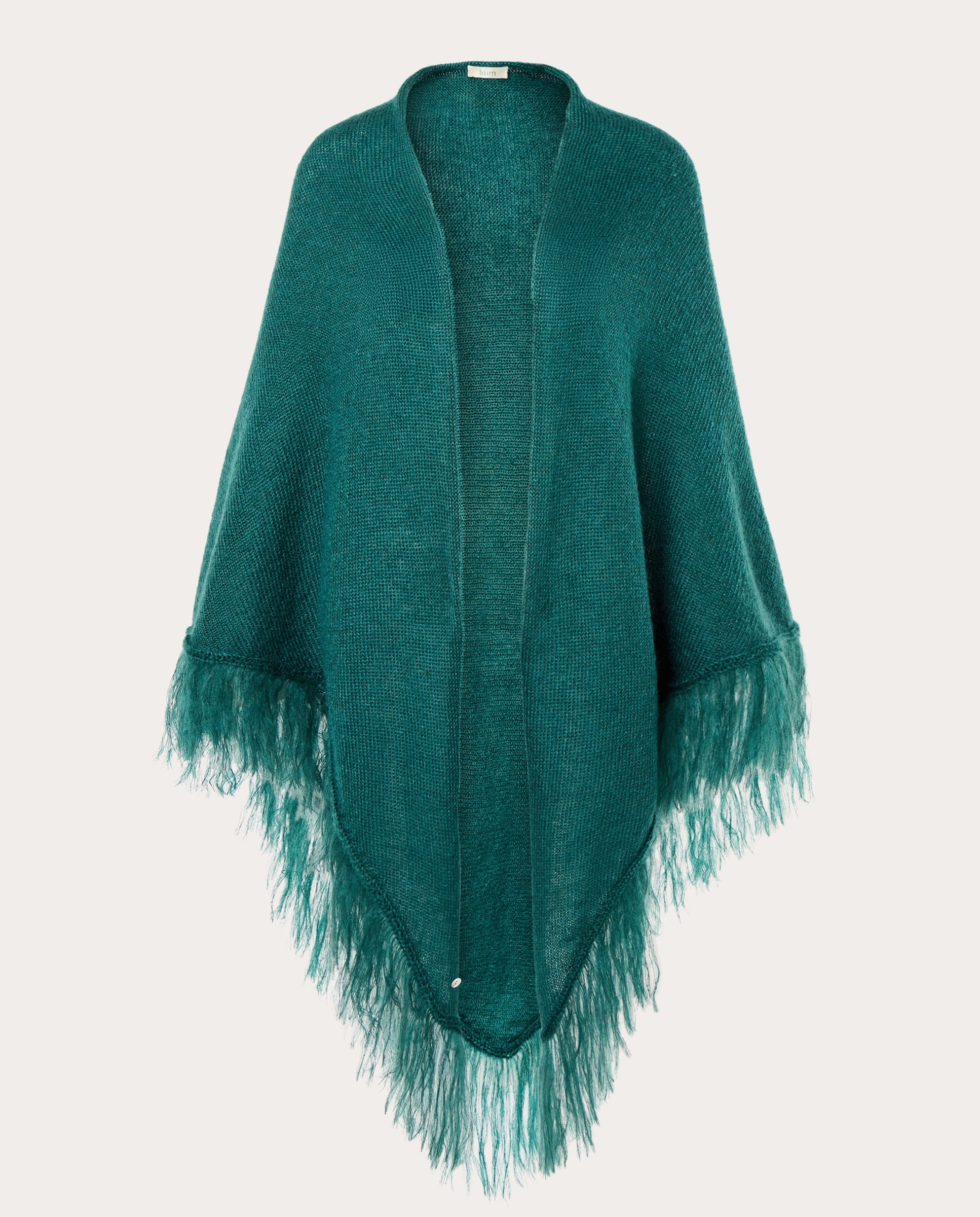 Imagen 1 de Chal de mohair Verde oscuro