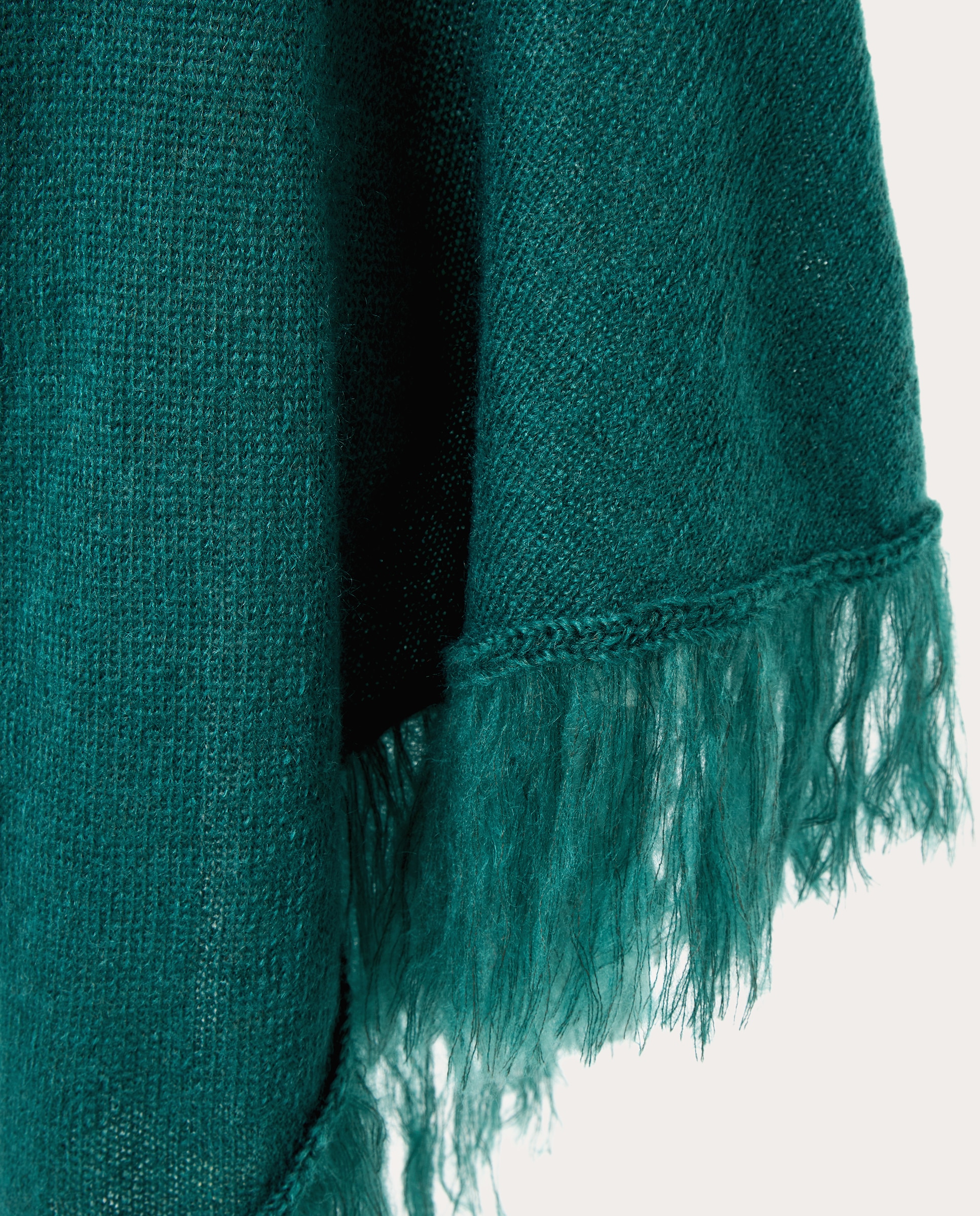 Imagen 3 de Chal de mohair - Verde oscuro Verde oscuro