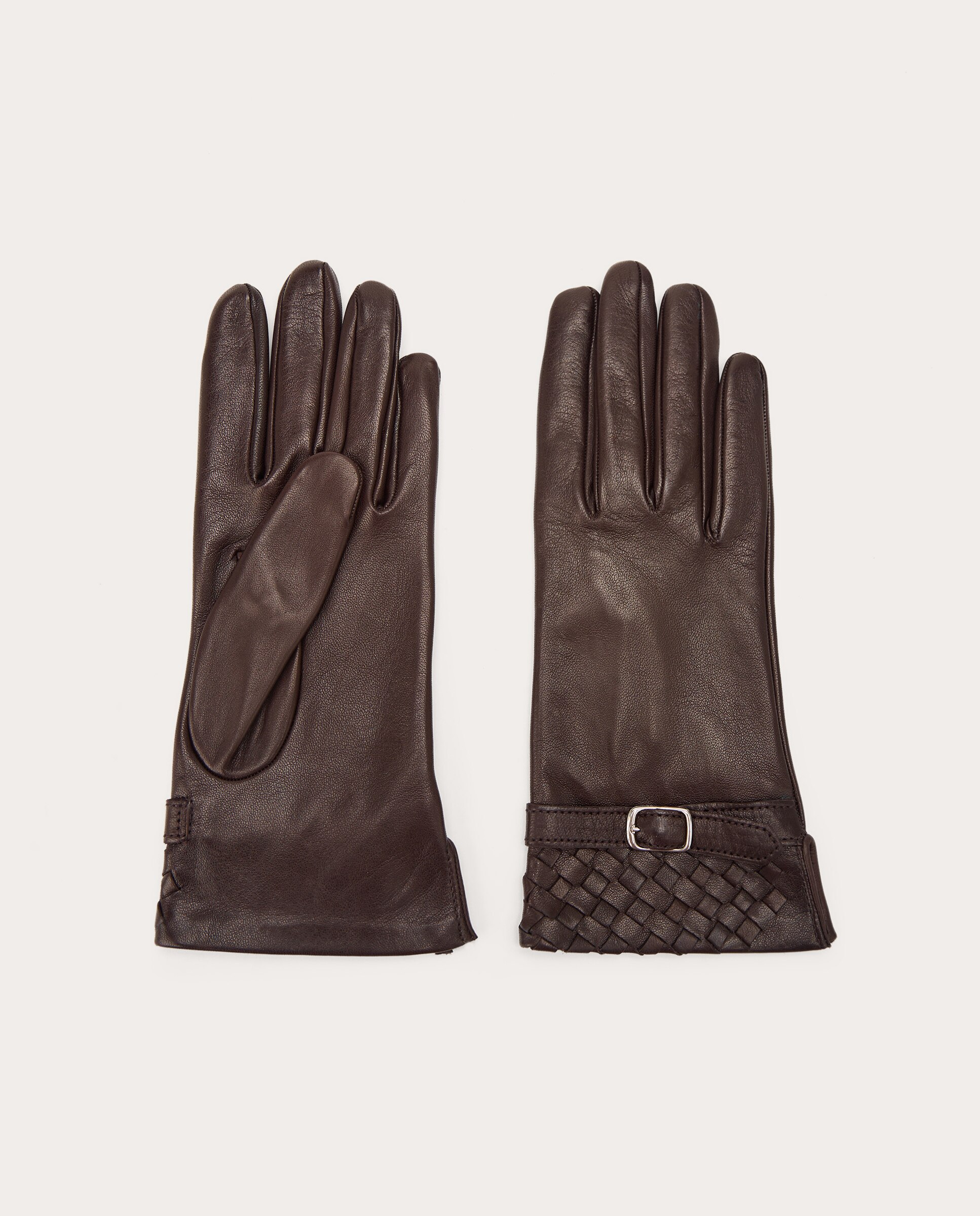 Imagen 0 de Guantes Tanné de piel Marrón oscuro