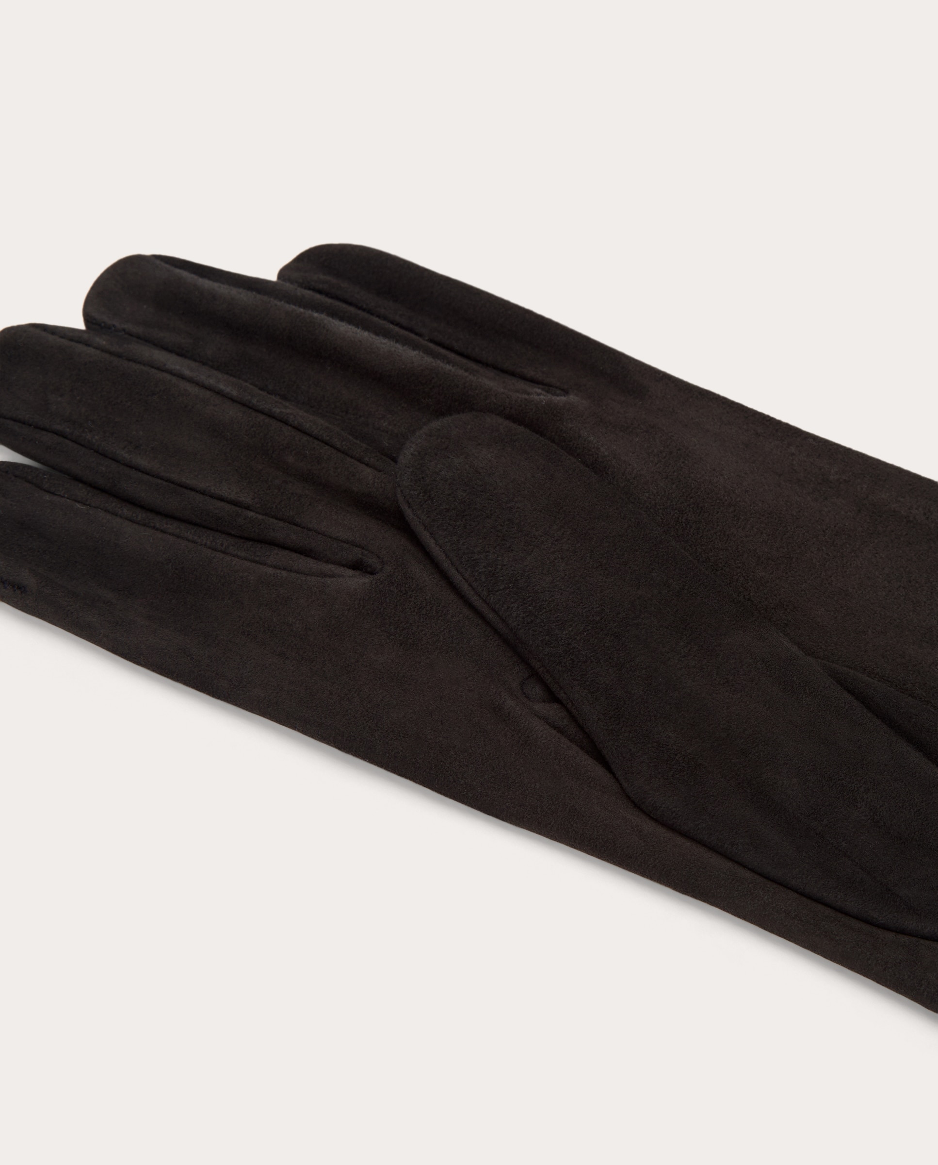 Guantes Suecia de piel - Negro Negro-2