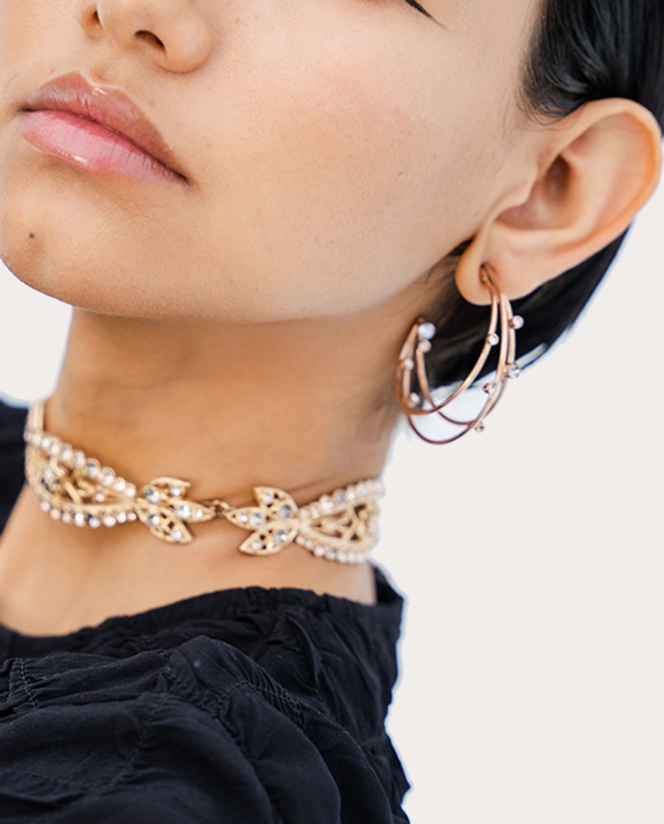 Pendientes Cabaret - Oro Oro-3