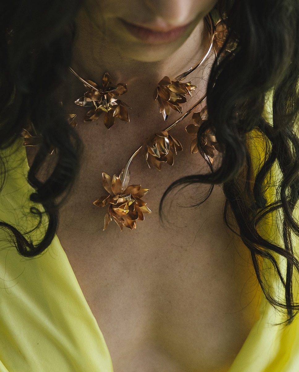 Collar Floración - Amarillo Amarillo-3