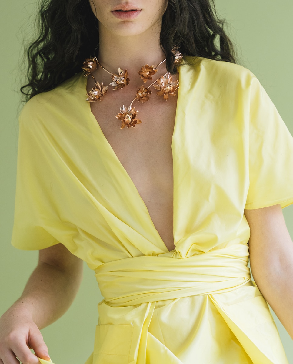 Collar Floración - Amarillo Amarillo-4