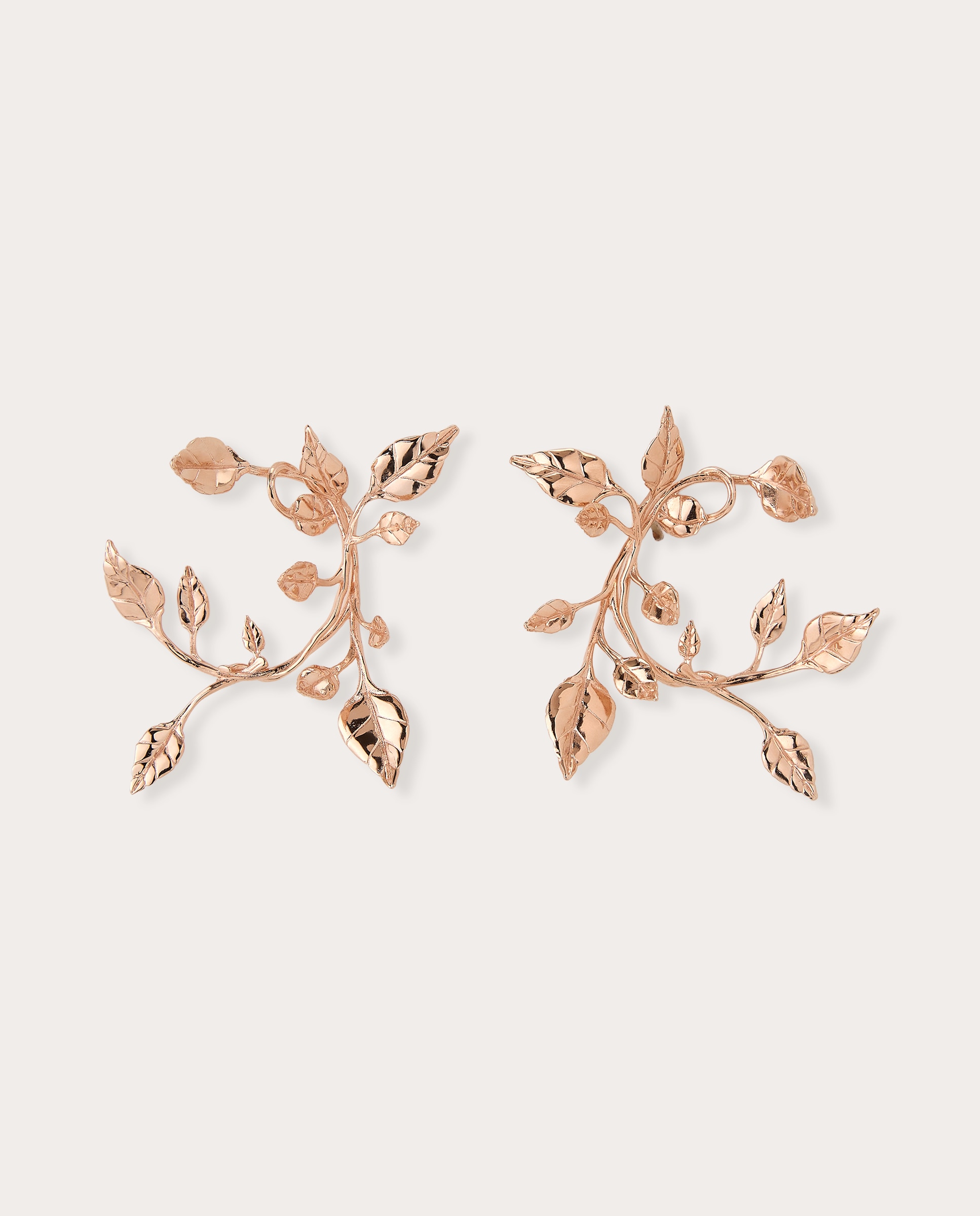 Imagen 0 de Pendientes Calas Oro Rosa