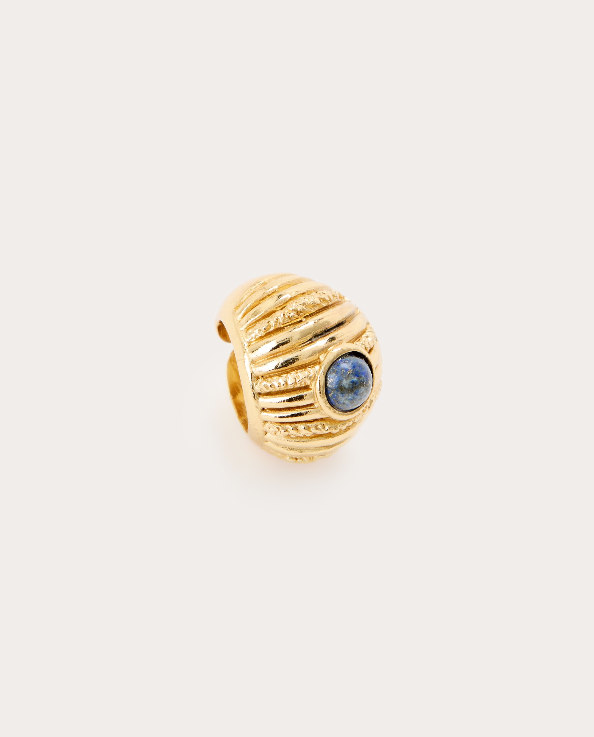 Imagen 0 de Anillo Reef de metal dorado con piedra Oro