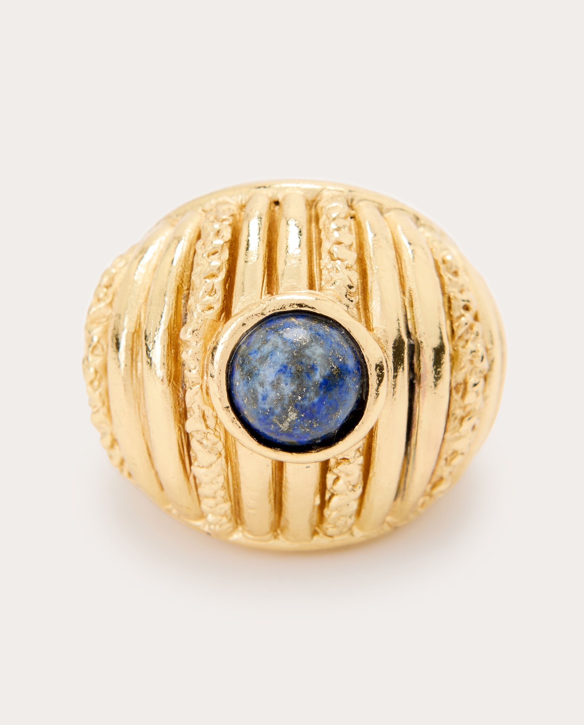 Anillo Reef de metal dorado con piedra - Oro Oro-2