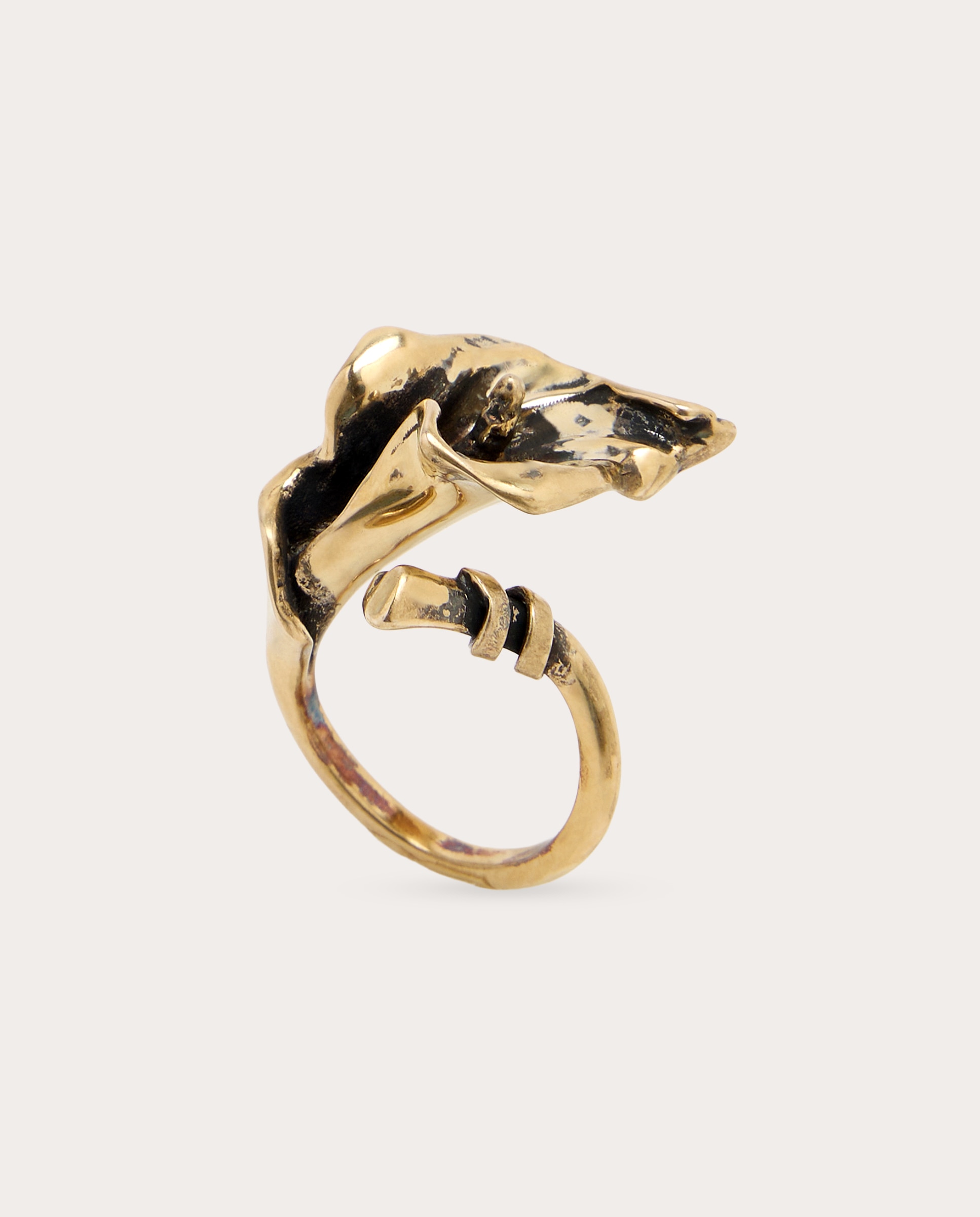 Imagen 0 de Anillo Lirio de Agua Oro