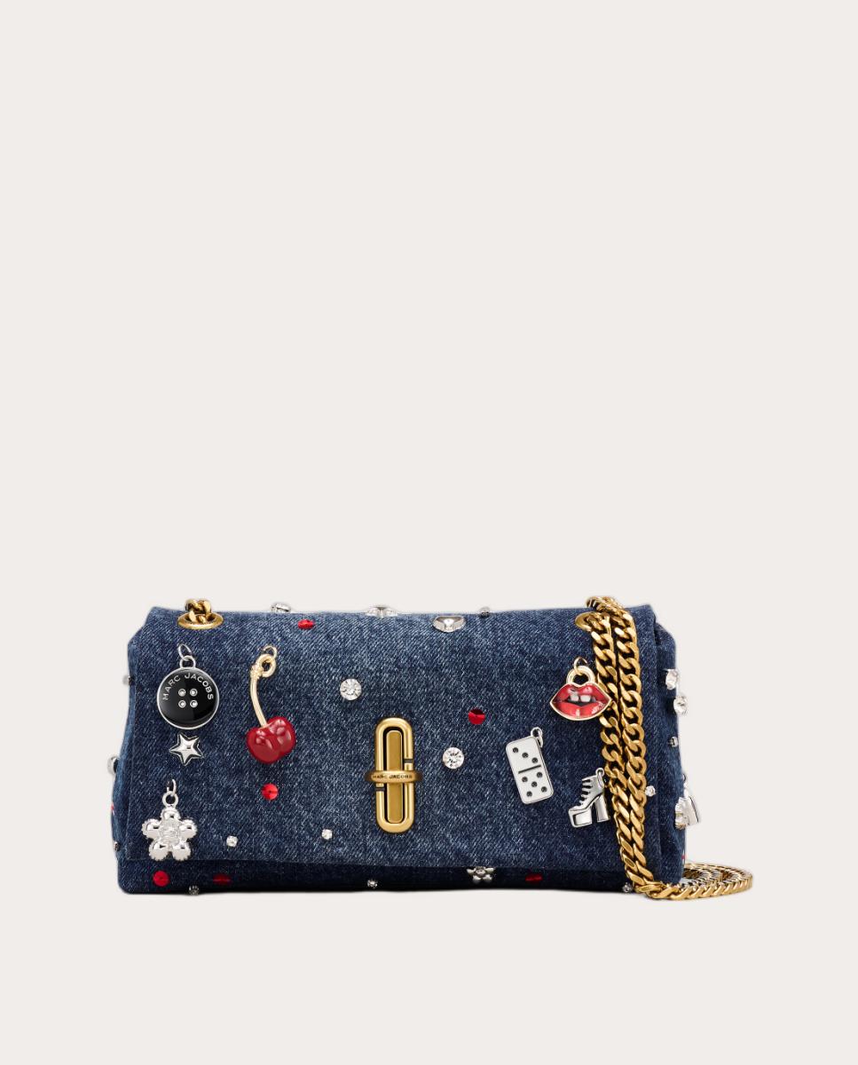 Marc Jacobs - Bandolera Mini Dual Denim de piel.