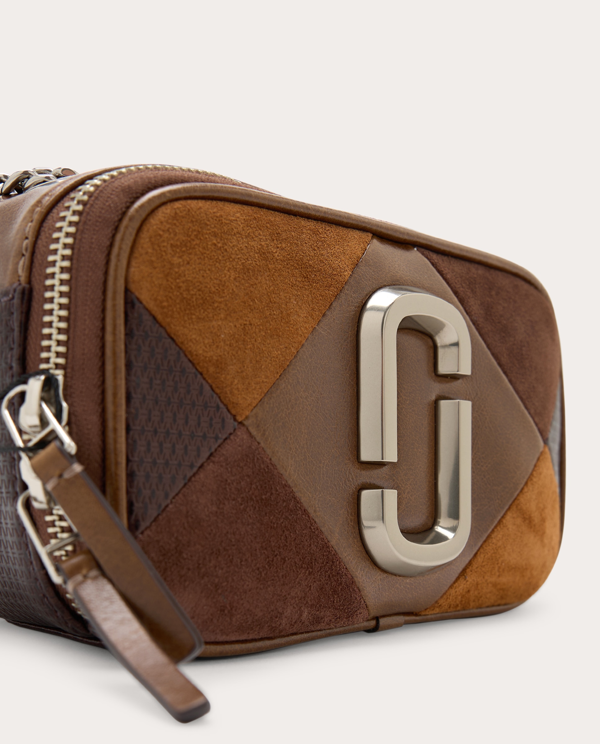 Mala de Ombro The Sack de Camurça Castanho-4