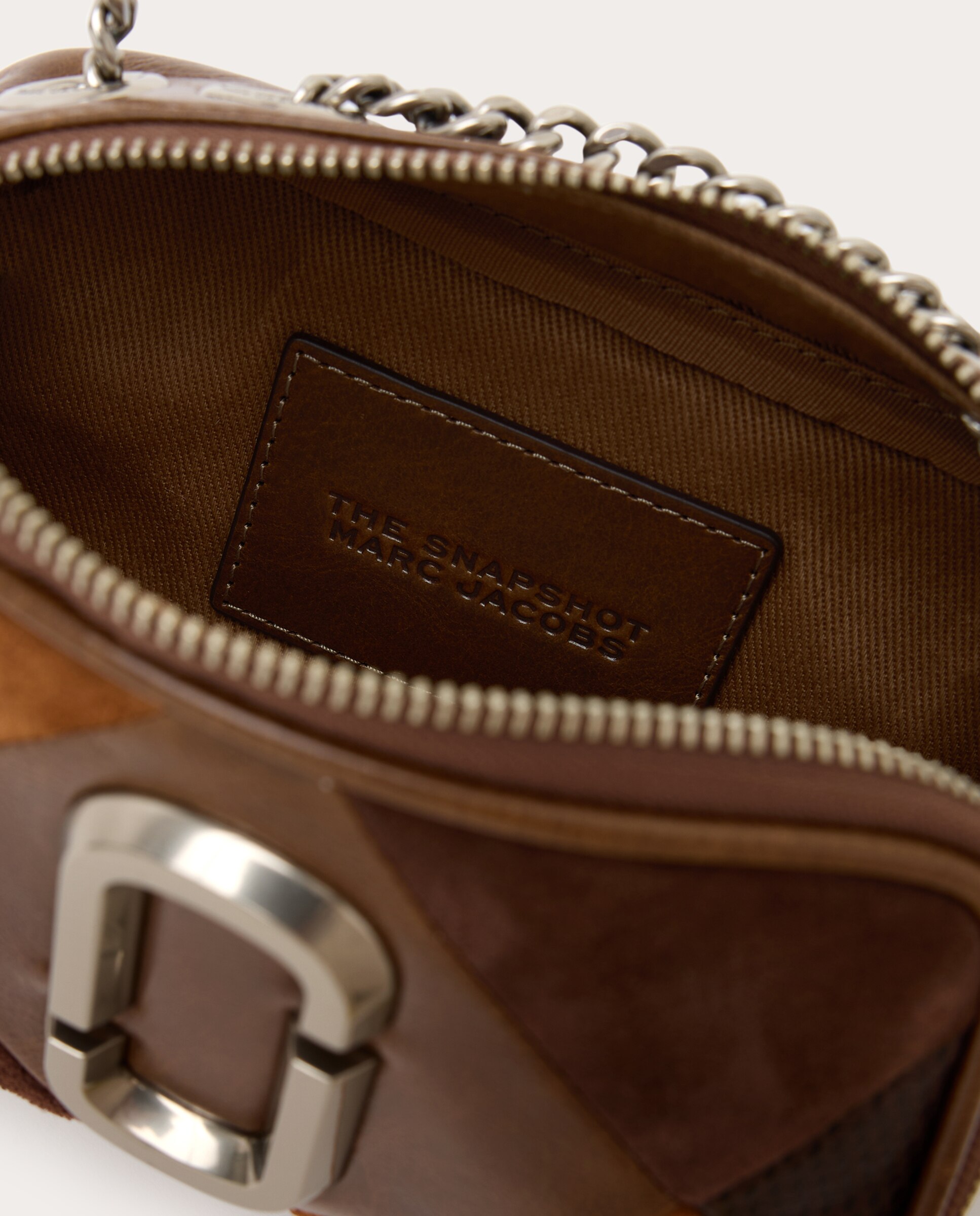 Mala de Ombro The Sack de Camurça Castanho-5