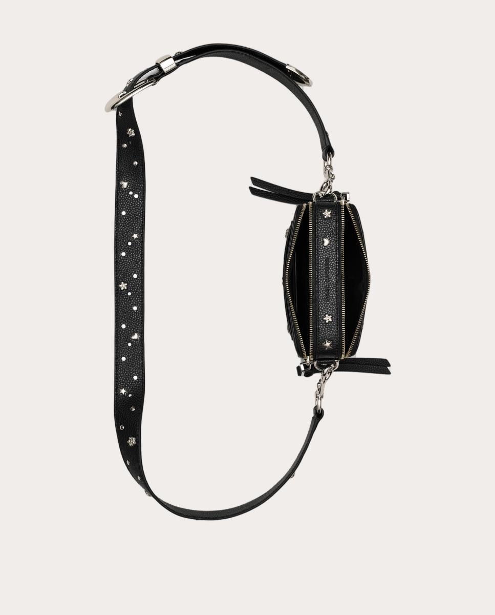 Mala a tiracolo Mini Icono Stud Snapshot Preto-2