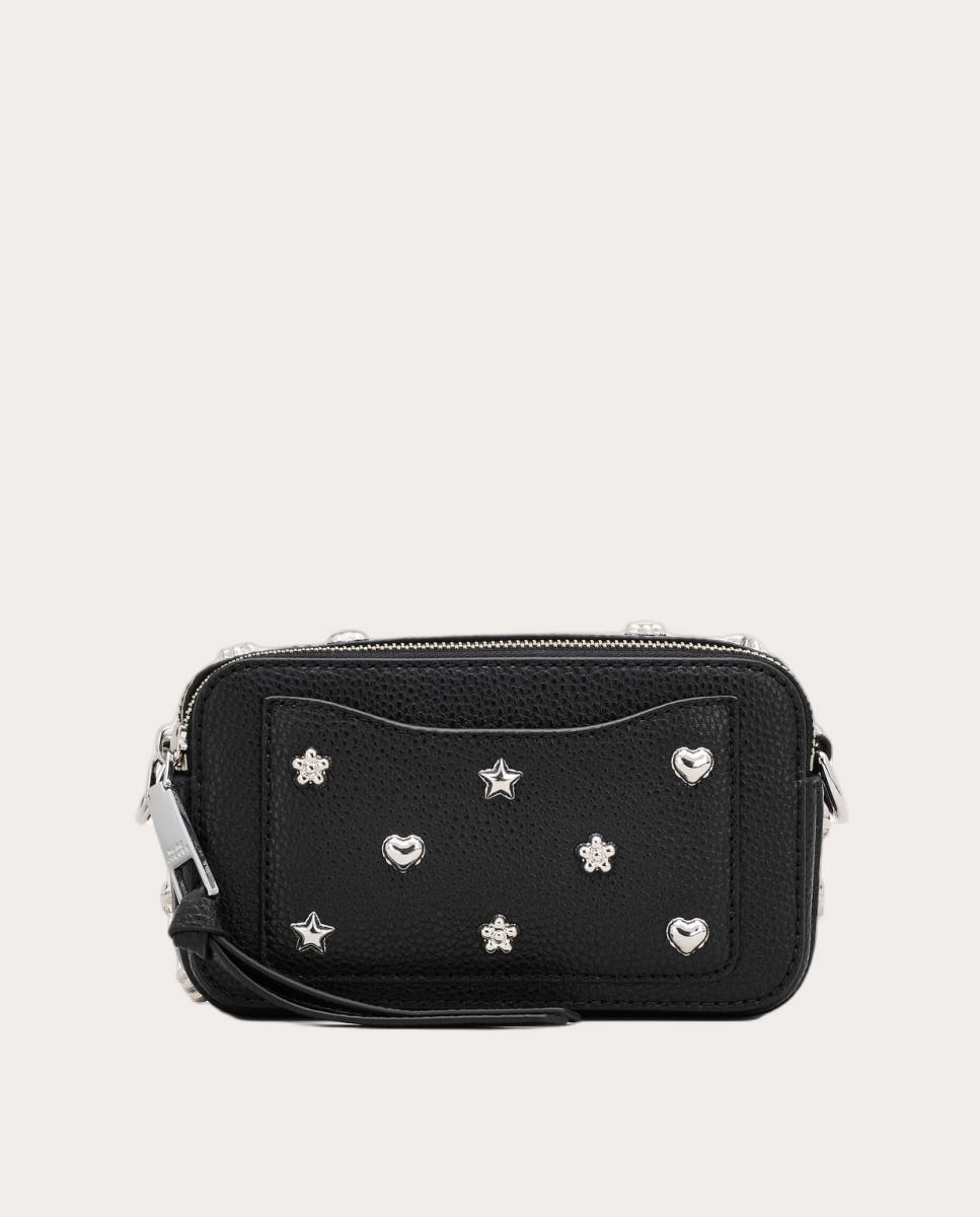 Mala a tiracolo Mini Icono Stud Snapshot Preto-3