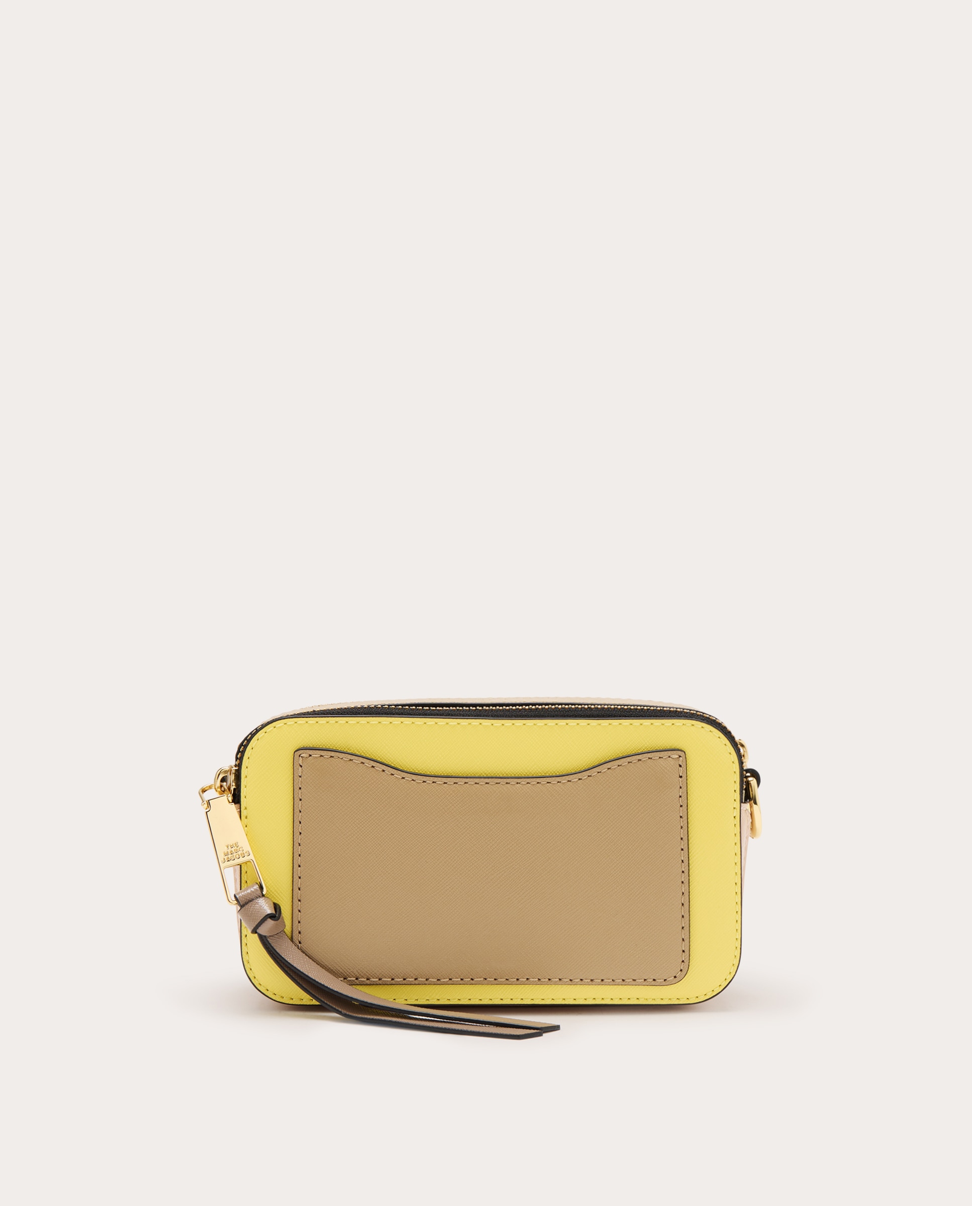 Bolso cruzado Snapshot Chain de piel - Amarillo Amarillo-2