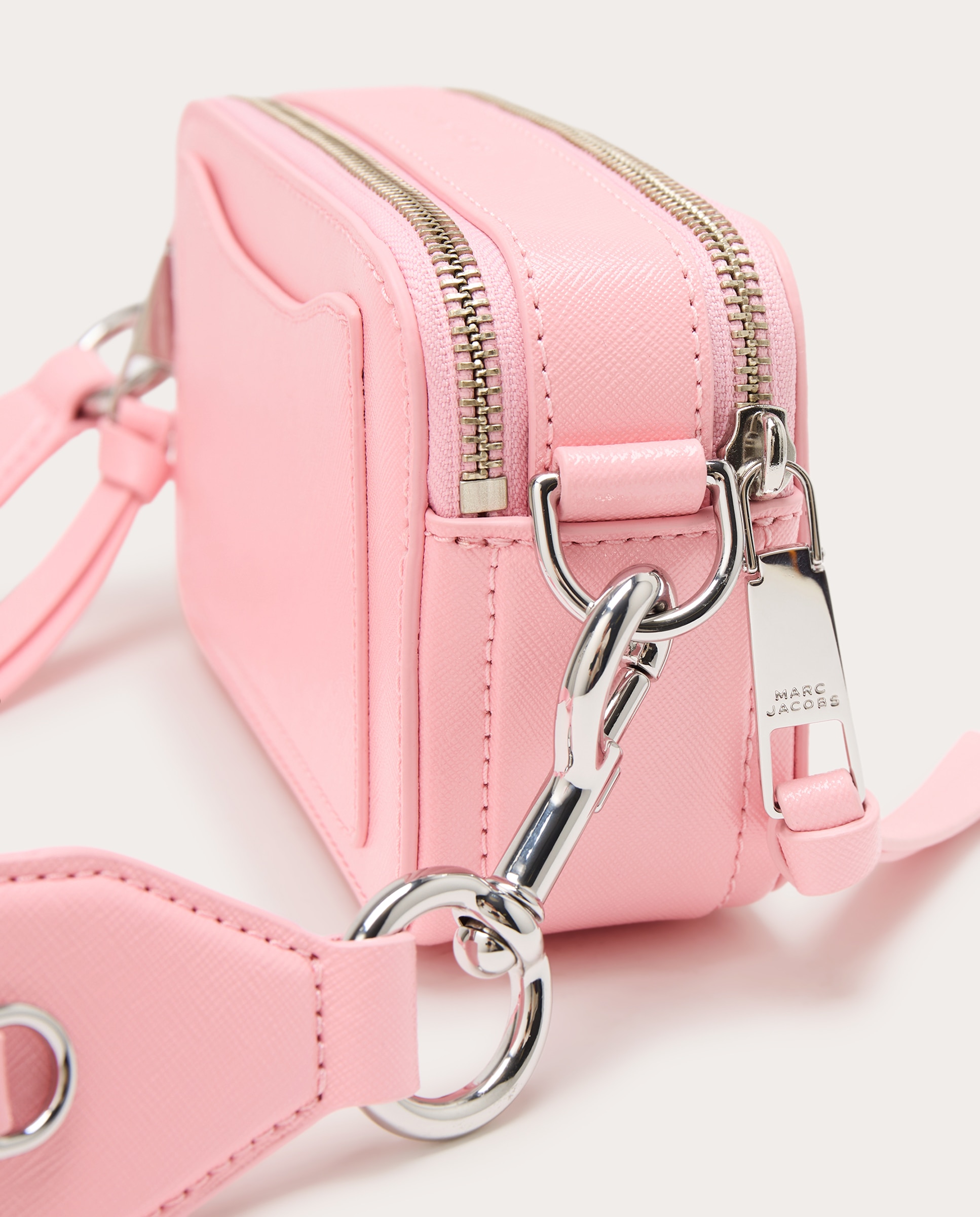 Imagen 4 de Bolso cruzado Snapshot Chain de piel - Rosa Rosa