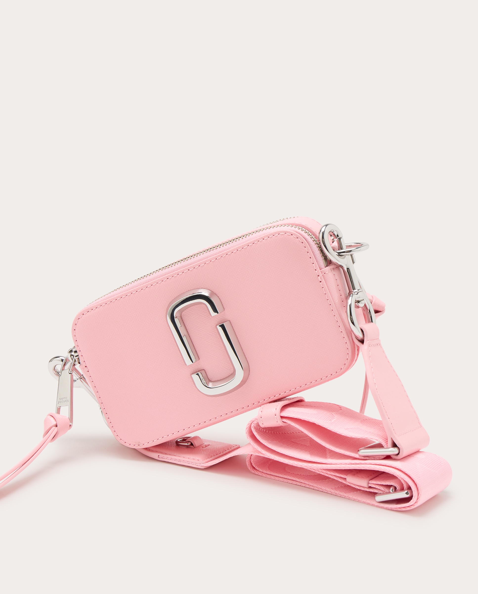 Imagen 6 de Bolso cruzado Snapshot Chain de piel - Rosa Rosa