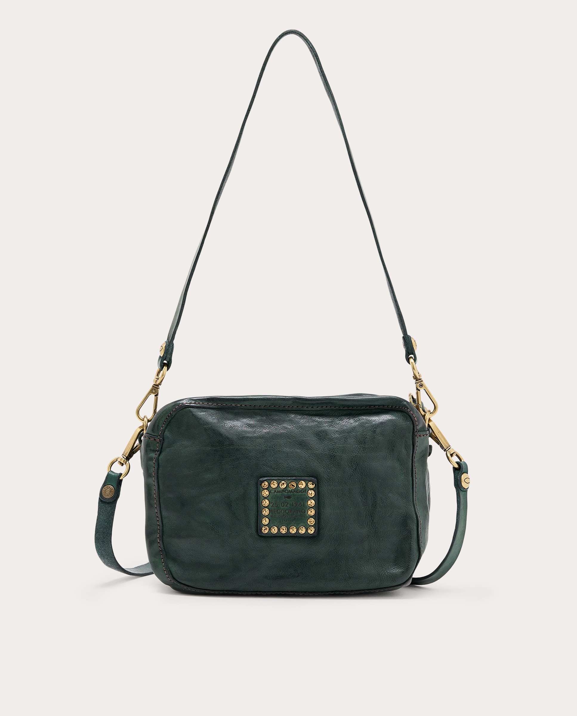 Imagen 2 de Bolso bandolera Edera de piel - Verde Verde