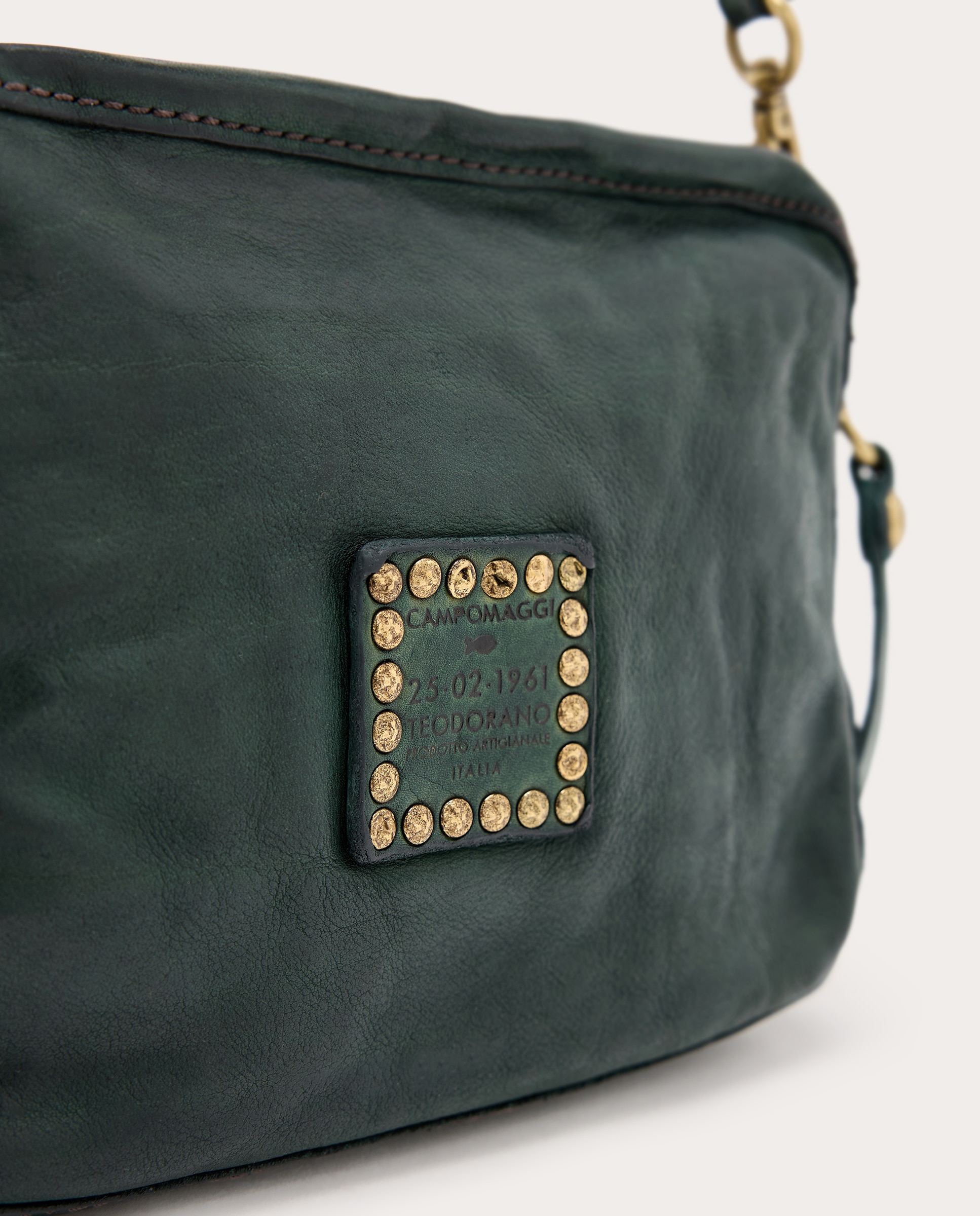 Imagen 4 de Bolso bandolera Edera de piel - Verde Verde