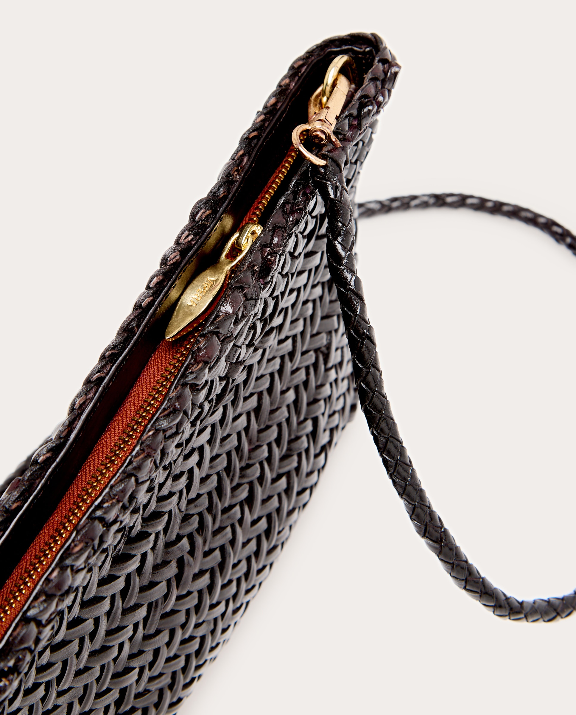 Bolso bandolera Goya de piel - Marrón oscuro Marrón oscuro-4