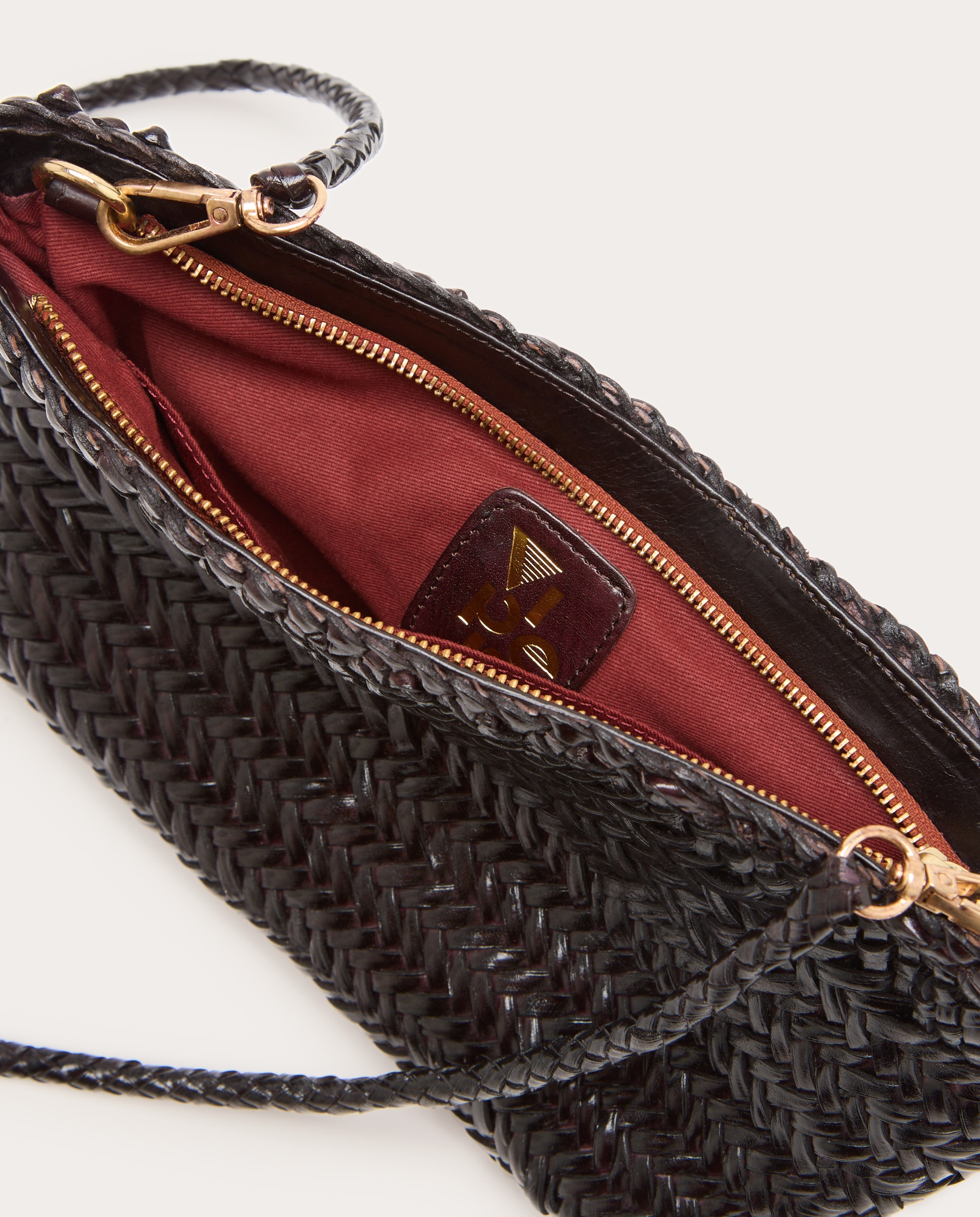 Bolso bandolera Goya de piel - Marrón oscuro Marrón oscuro-5