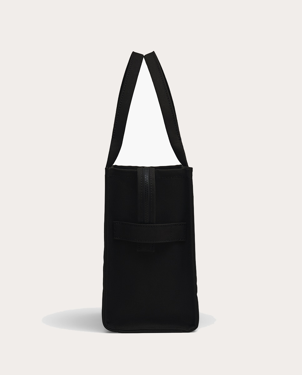 Mala Shopper Large Tipo Tote de Algodão Preto-4