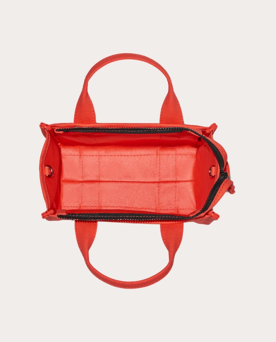 Mala de Mão Tipo Tote Mini em Tecido Laranja-2
