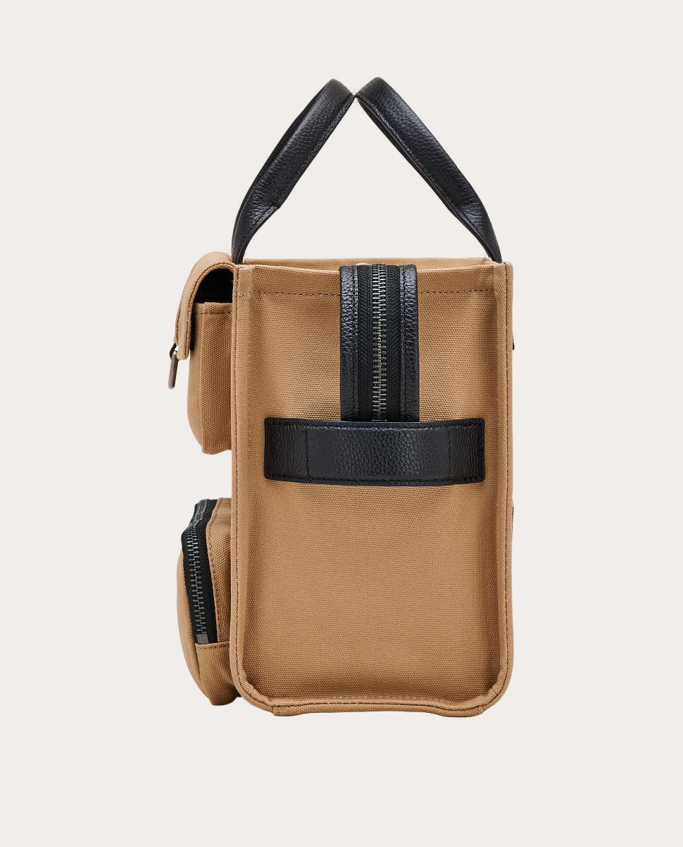 Mala Shopper Tipo Tote Cargo Camel-5