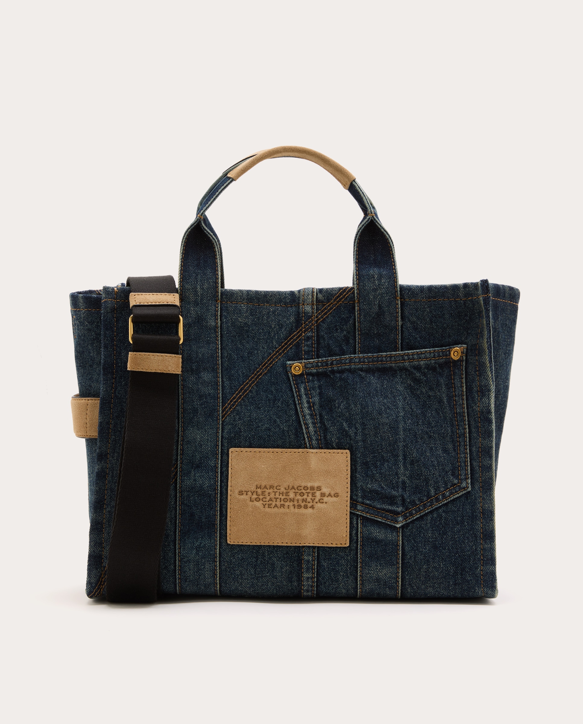 Mala Shopper Denim Azul-2