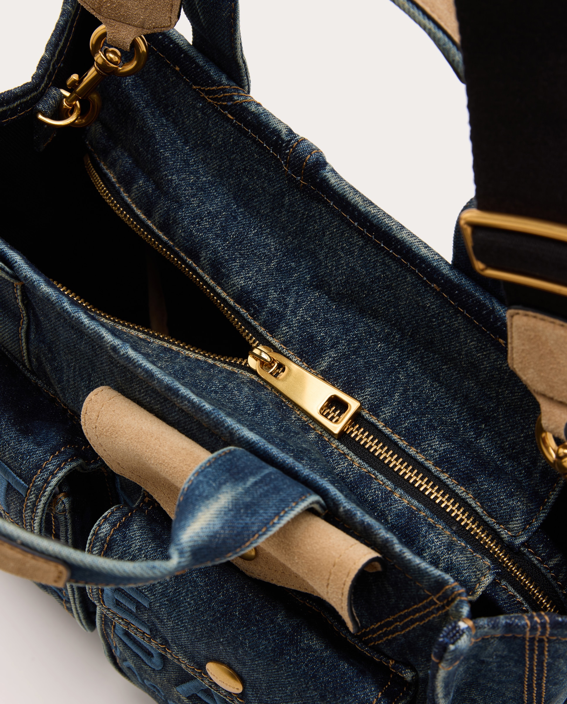 Mala Shopper Denim Azul-4