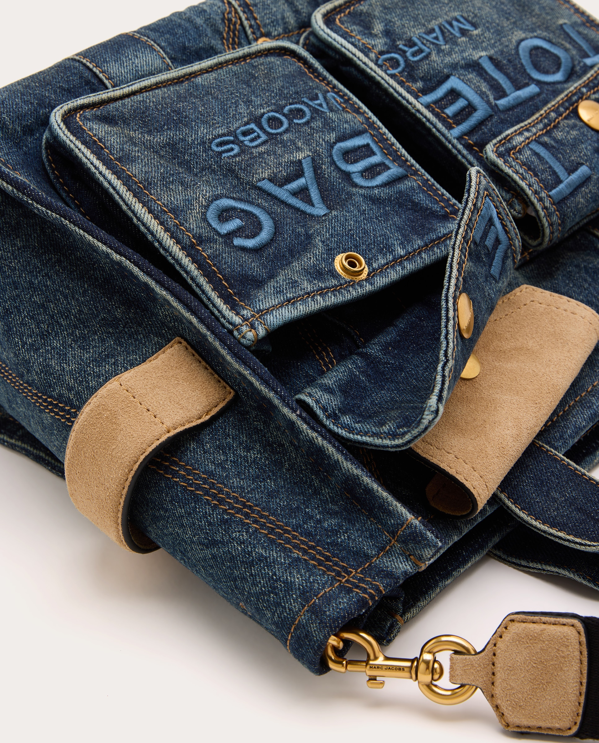 Mala Shopper Denim Azul-6