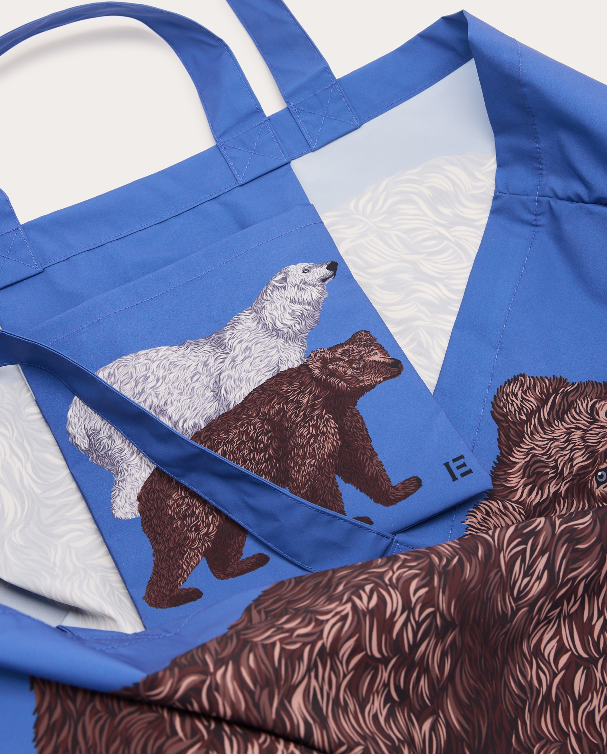 Imagen 6 de Bolso maxi shopper Ours - Azul Azul